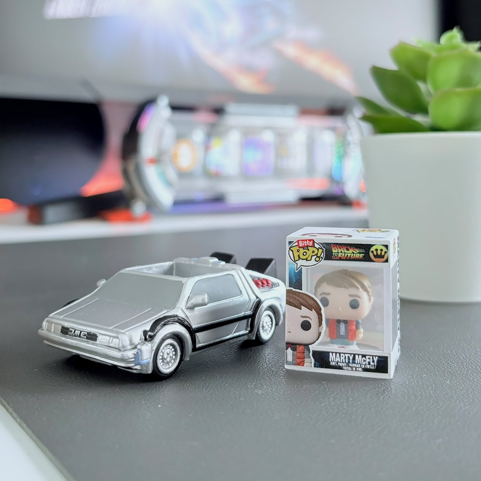 Product image Back to the Future - DeLorean Funko Bitty Pop Ride Figure Set
