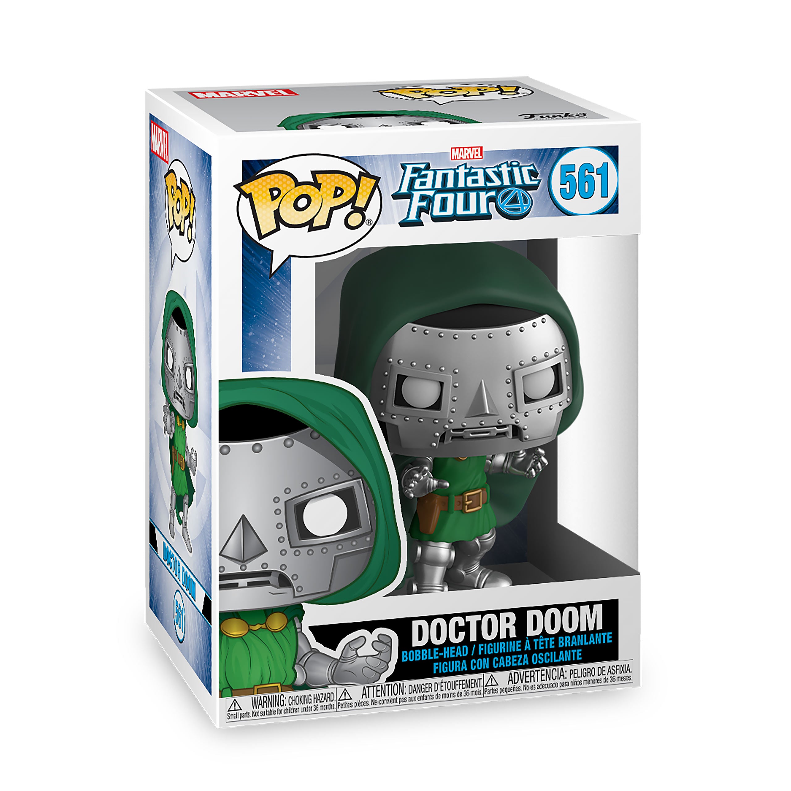Zdjęcie produktu Fantastyczna Czwórka - Doctor Doom Funko Pop figurka z kiwającą głową
