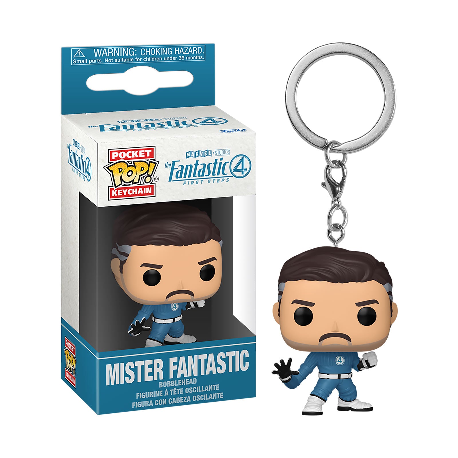 Zdjęcie produktu Fantastyczna Czwórka - Mr. Fantastic Funko Pop Brelok