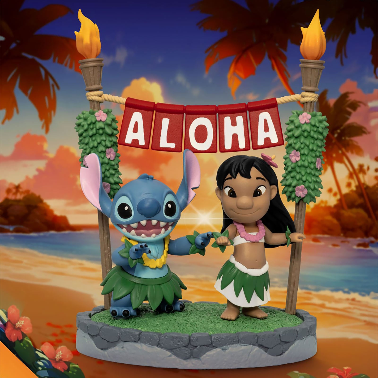 Zdjęcie produktu Lilo & Stitch - Figurka dioramy Aloha D-Stage