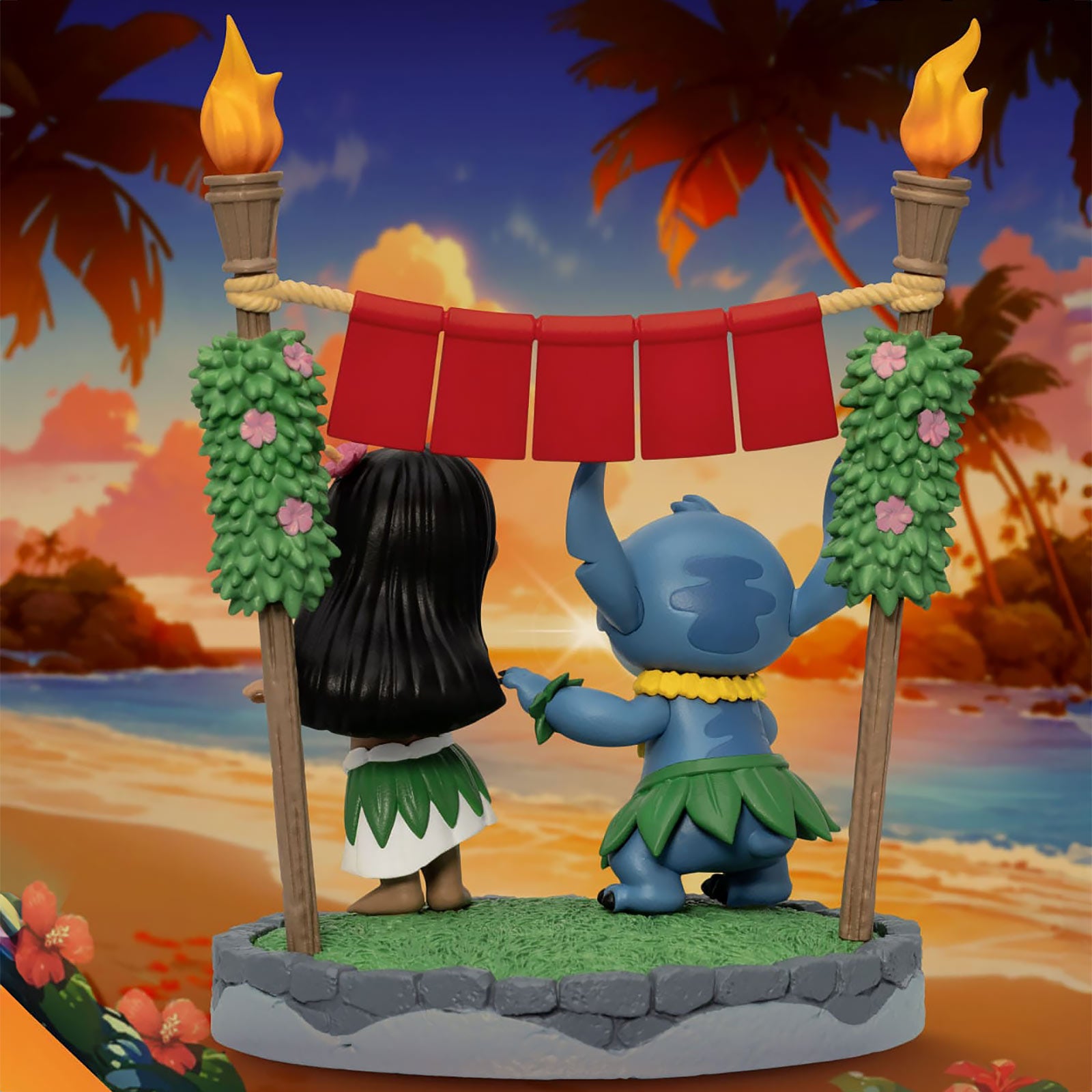 Zdjęcie produktu Lilo & Stitch - Figurka dioramy Aloha D-Stage
