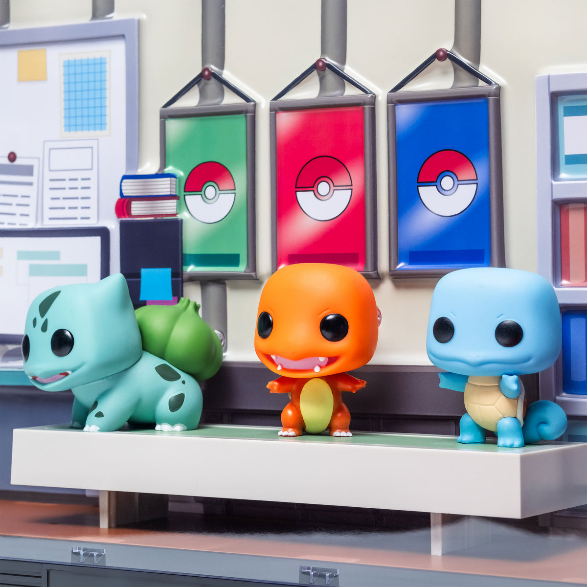 Zdjęcie produktu Pokemon - Starters Funko Pop Deluxe Diorama