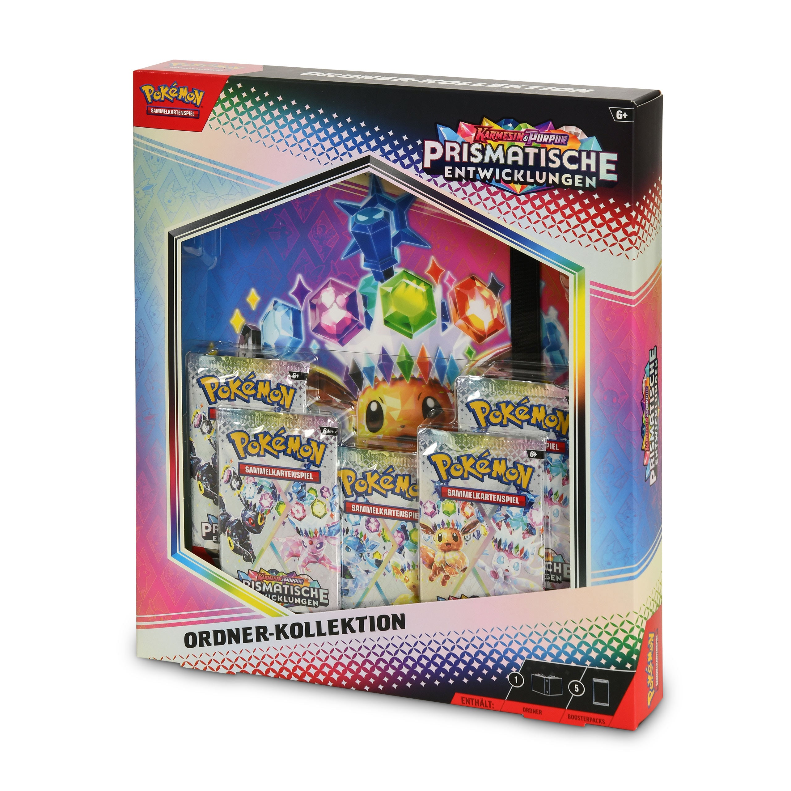 Product image Pokemon - Crimson & Purple Prismatic Evolutions Folder Collection