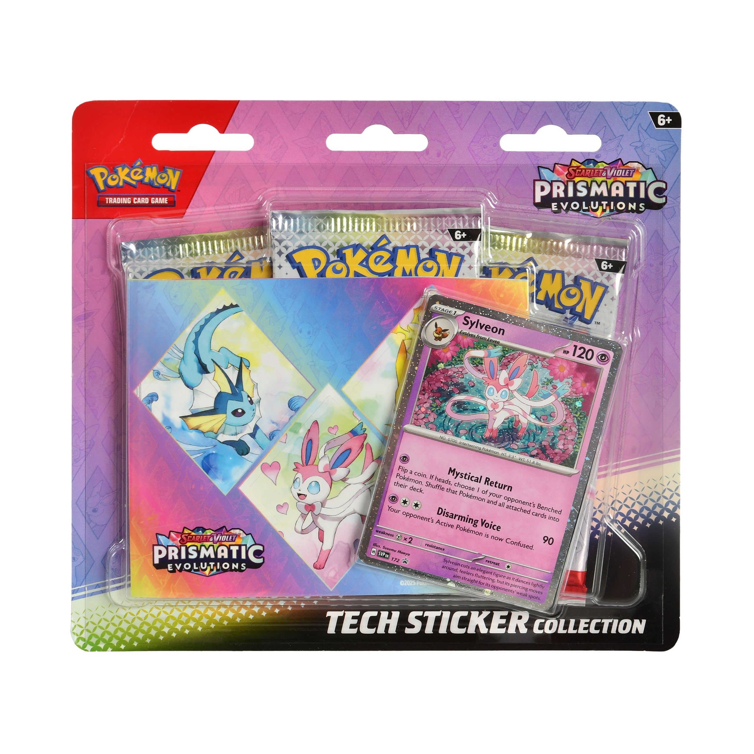 Zdjęcie produktu Pokemon Scarlet & Violet - Prismatic Evolutions Tech-Sticker-Collection