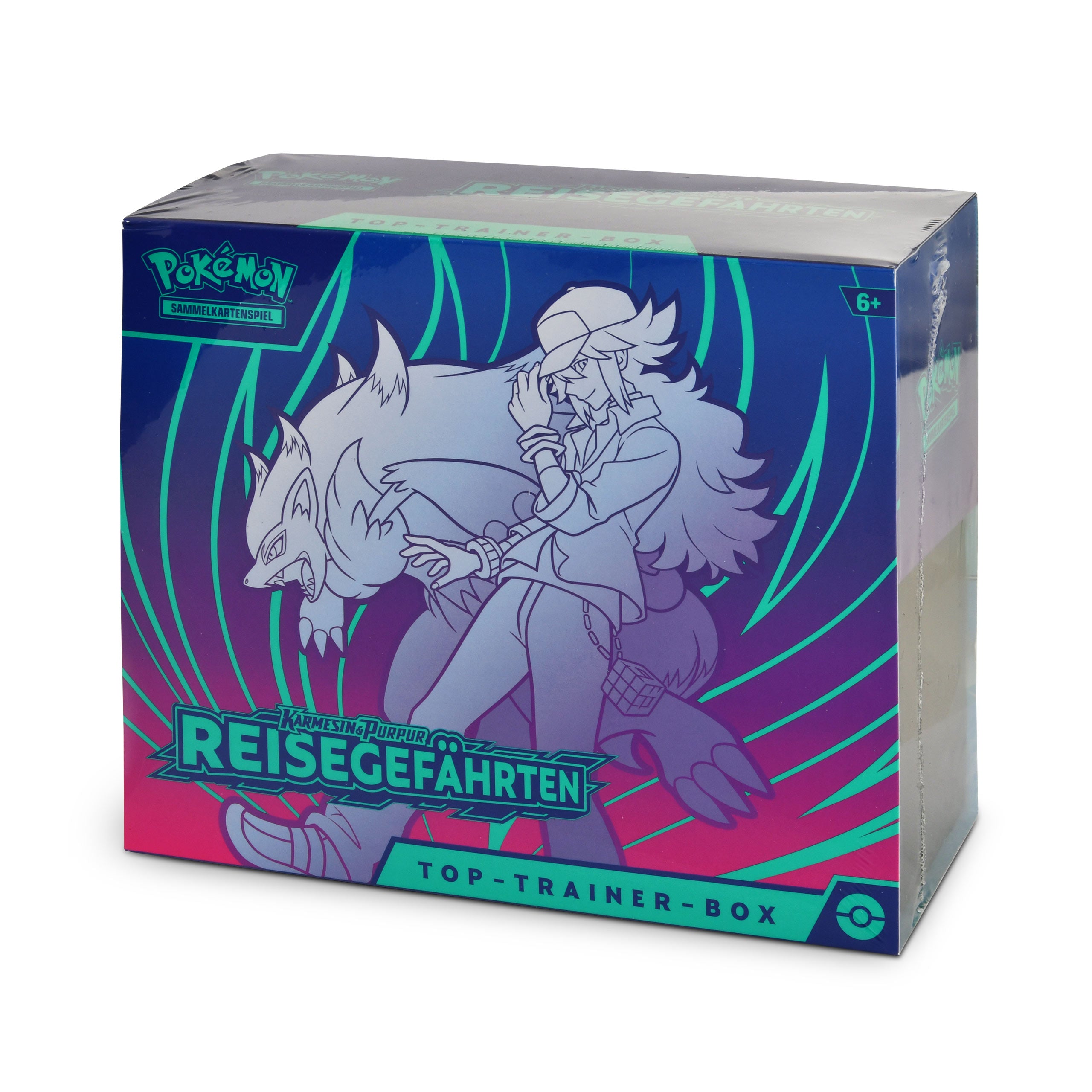 Zdjęcie produktu Pokemon - Karmazyn & Purpura Towarzysze Podróży Top-Trener-Box