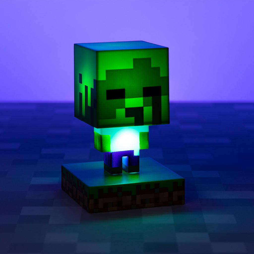 Zdjęcie produktu Minecraft - Zombie Icons 3D Lampa Stołowa