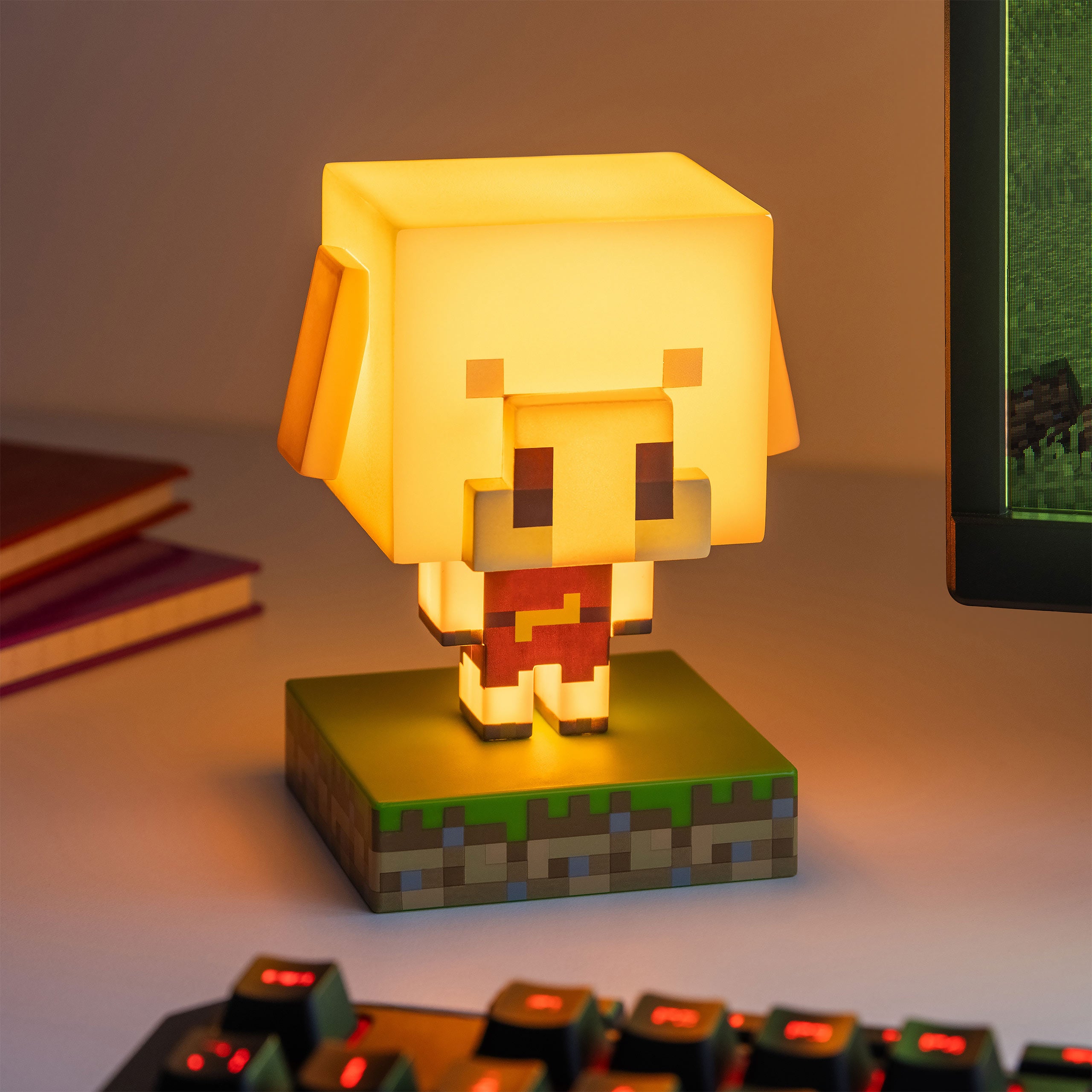 Zdjęcie produktu Minecraft - Pig Icons 3D Lampka stołowa