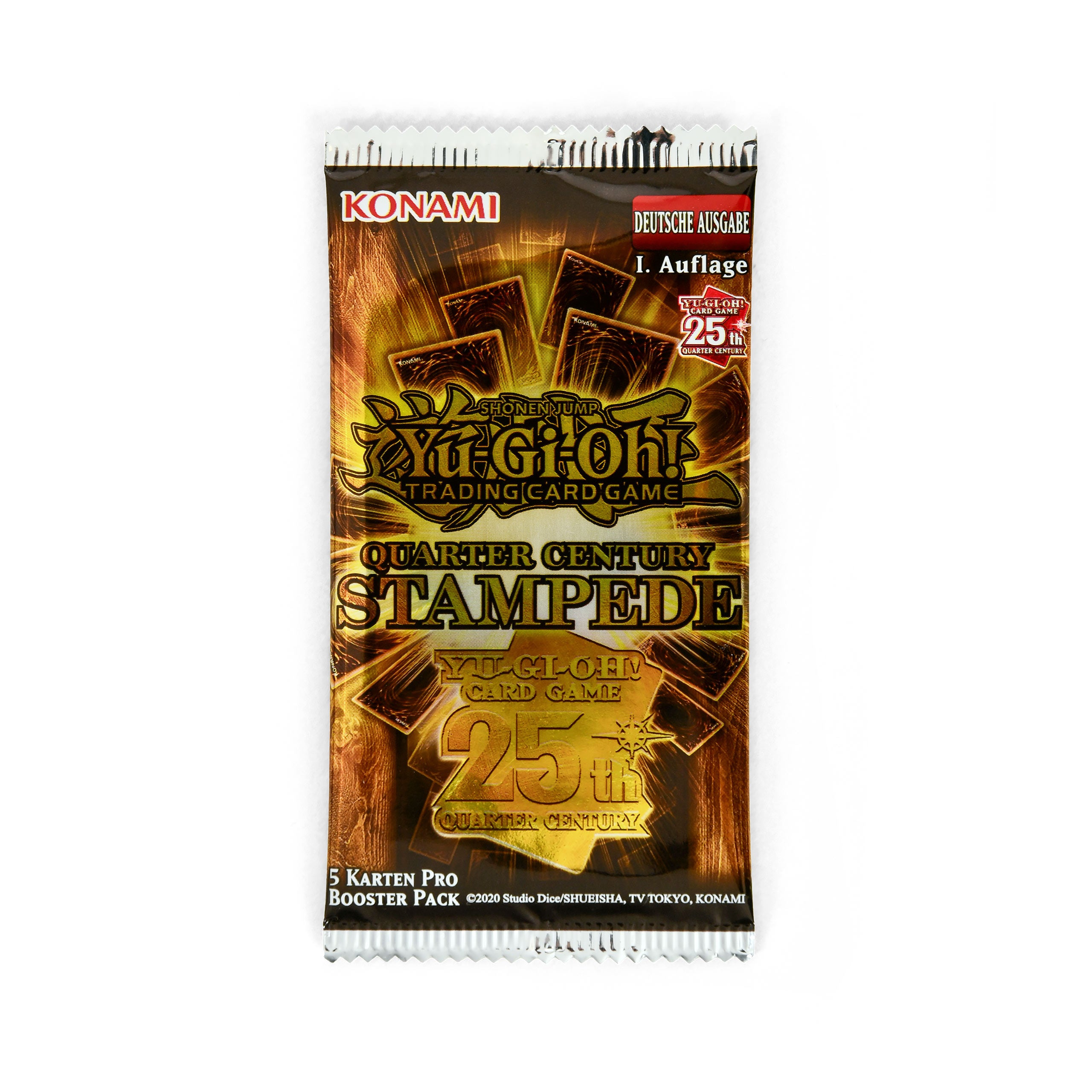 Zdjęcie produktu Yu-Gi-Oh! - Quarter Century Stampede Booster Kart do kolekcjonowania wersja niemiecka