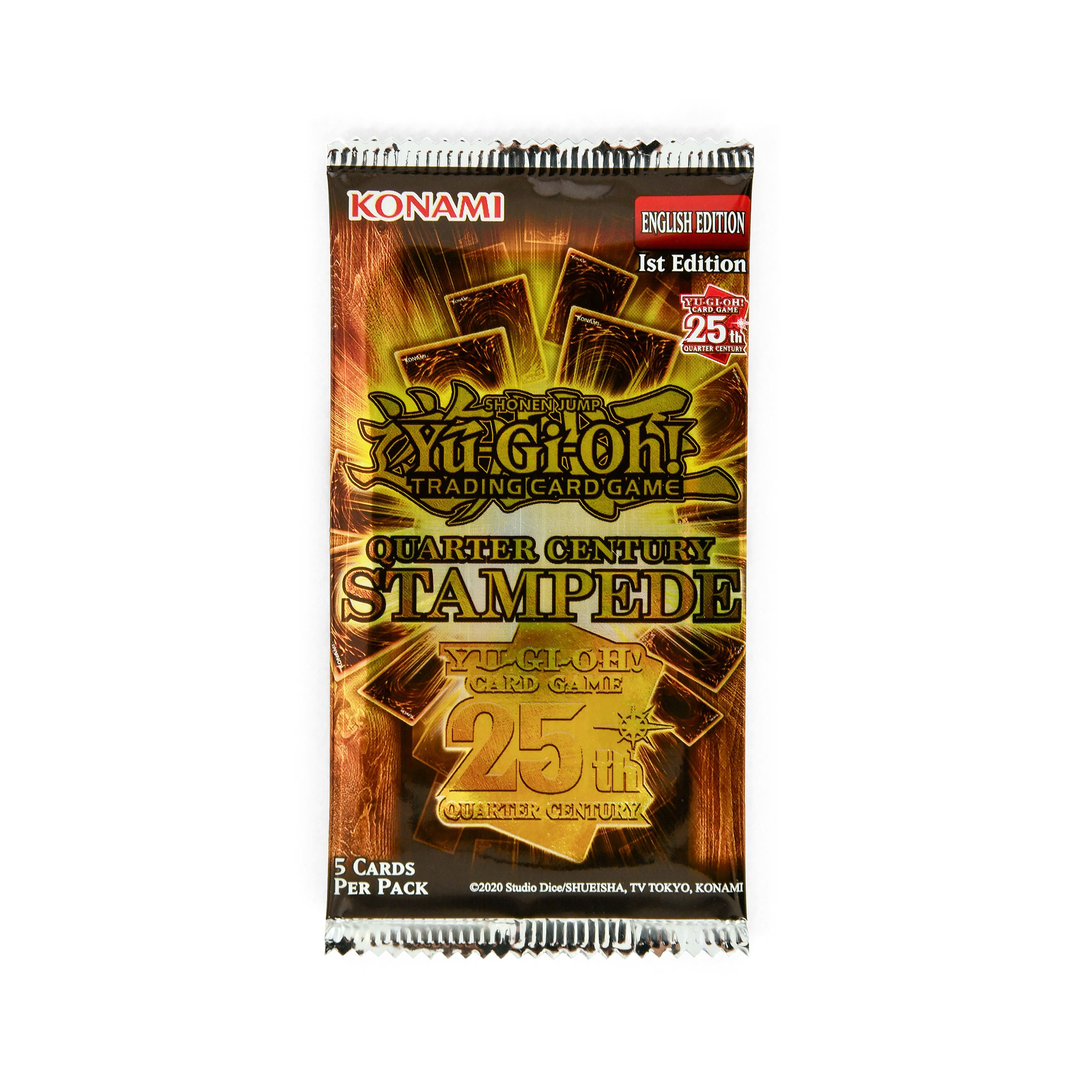Zdjęcie produktu Yu-Gi-Oh! - Quarter Century Stampede Booster Kart Kolekcjonerskich wersja angielska