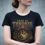 Zdjęcie produktu Game of Thrones - Koszulka Targaryen Ornaments czarna