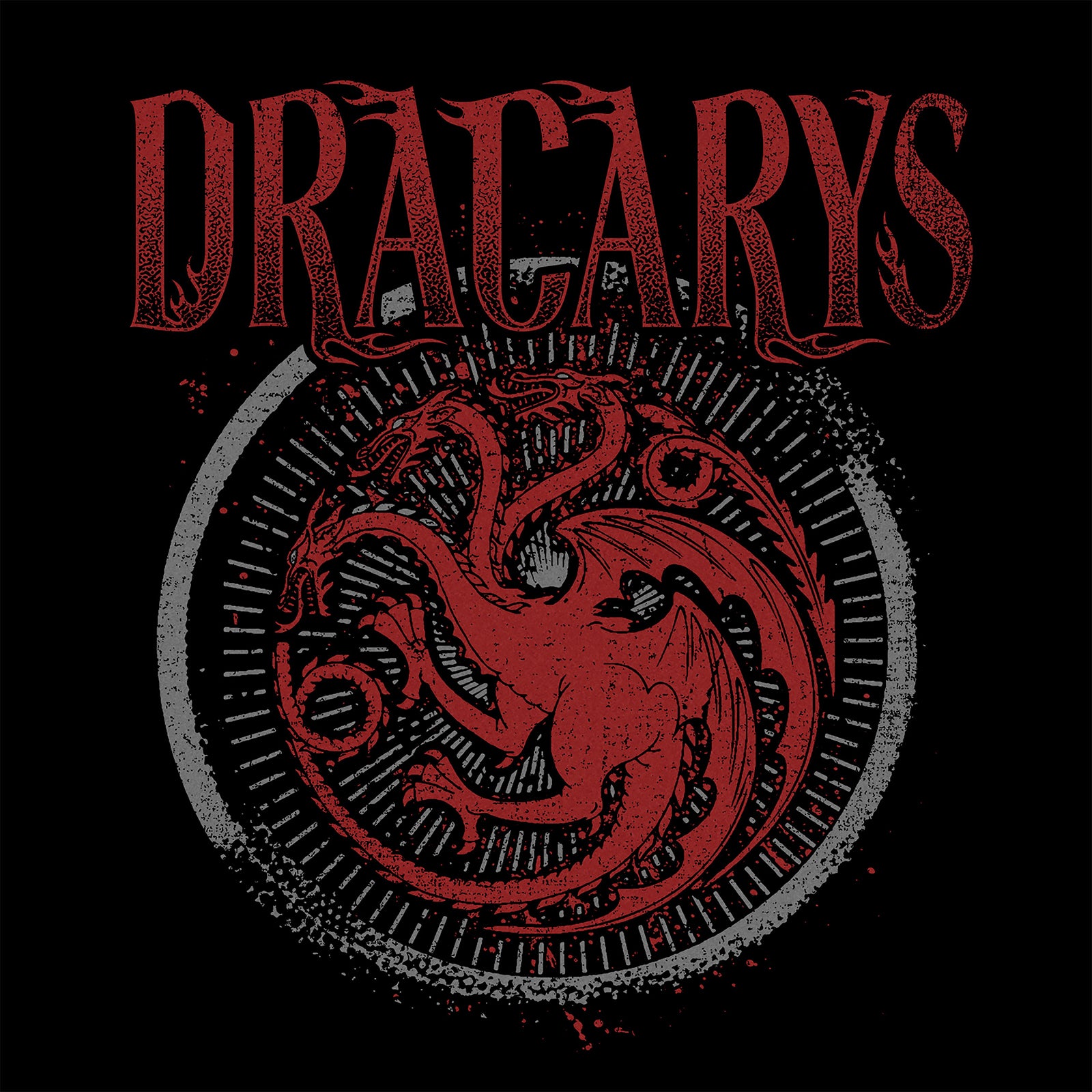 Zdjęcie produktu Game of Thrones - Dracarys T-Shirt czarne