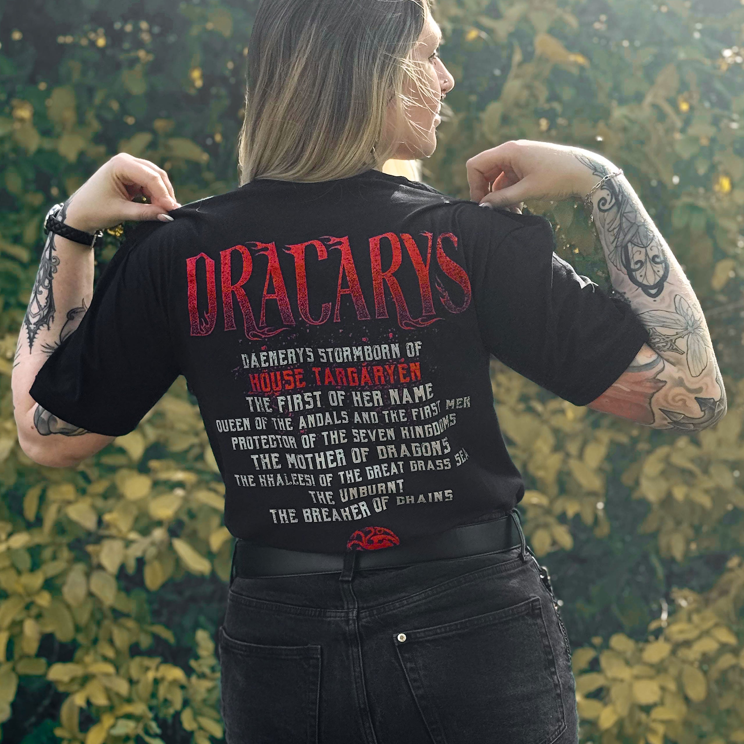 Zdjęcie produktu Game of Thrones - Dracarys T-Shirt czarne