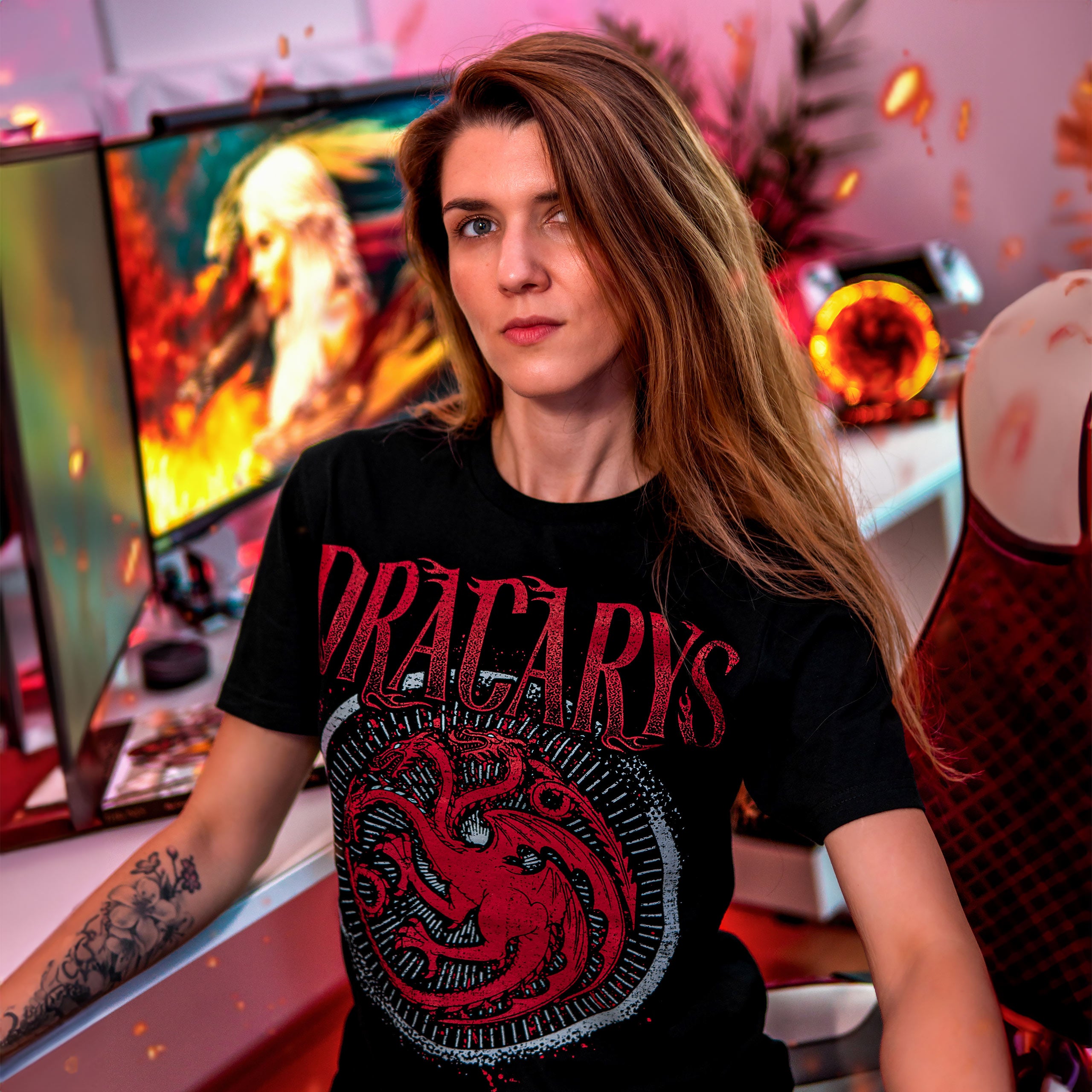 Zdjęcie produktu Game of Thrones - Dracarys T-Shirt czarne