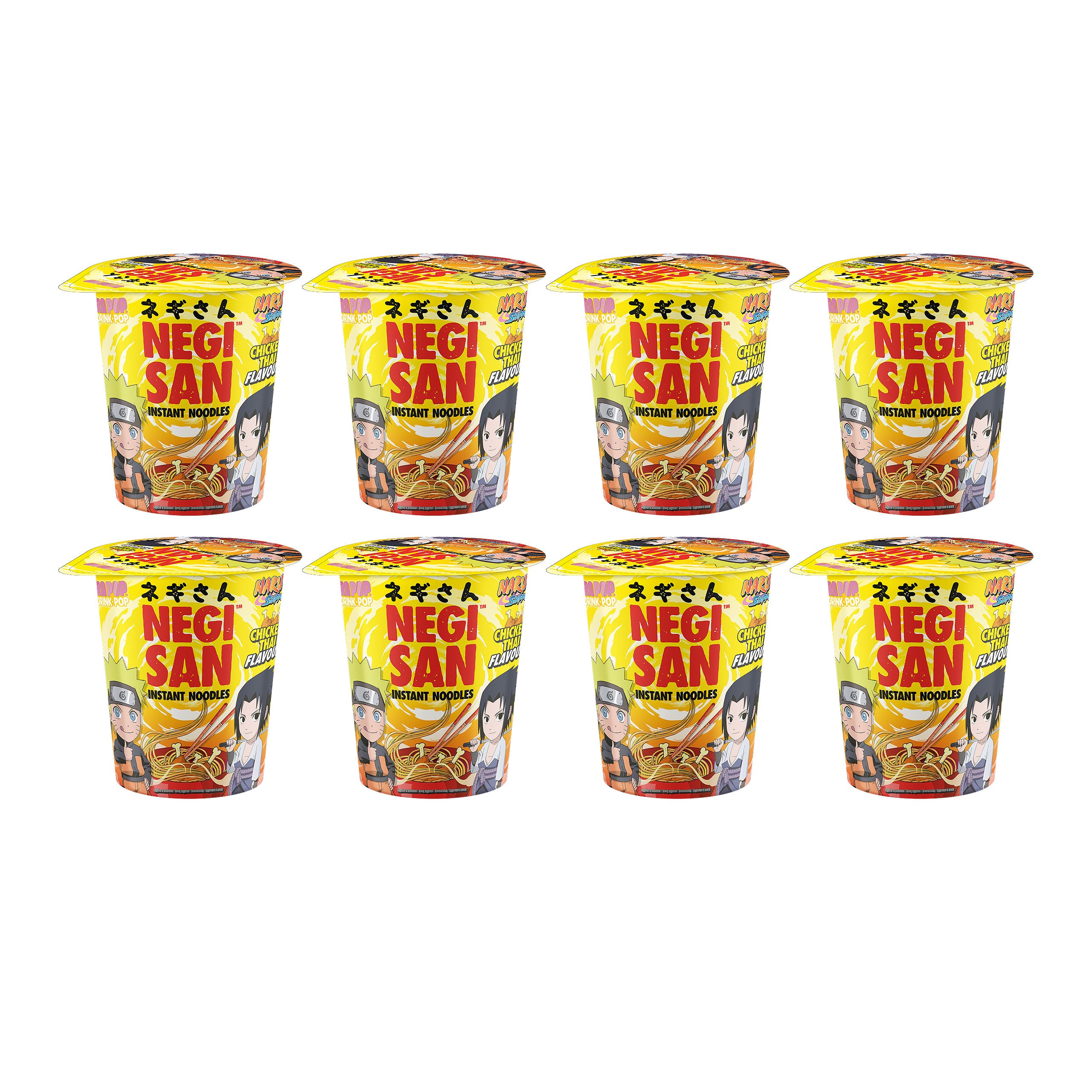 Product image Naruto - Teriyaki Chicken Instant Noodles 8-Pack Display E1087100