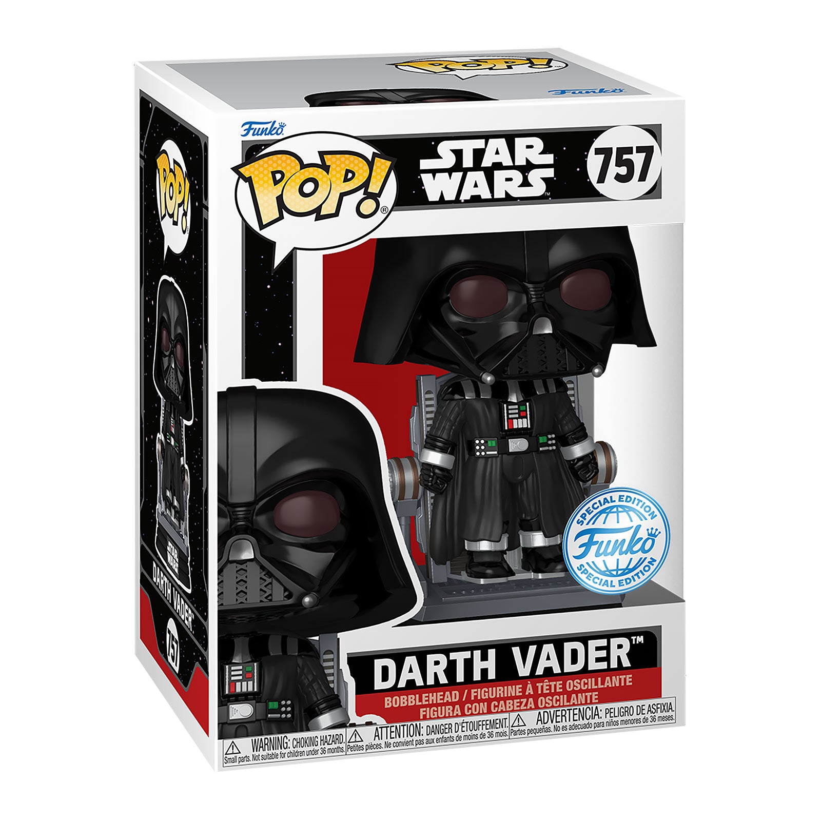 Zdjęcie produktu Darth Vader Zemsta Sithów Funko Pop Figurka z ruchomą głową - Star Wars