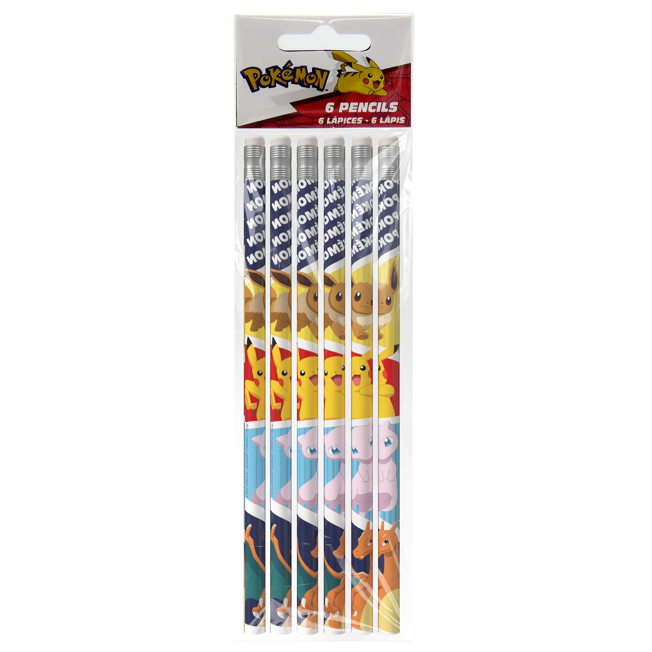 Product image Pokemon - Set of 6 Pencils
