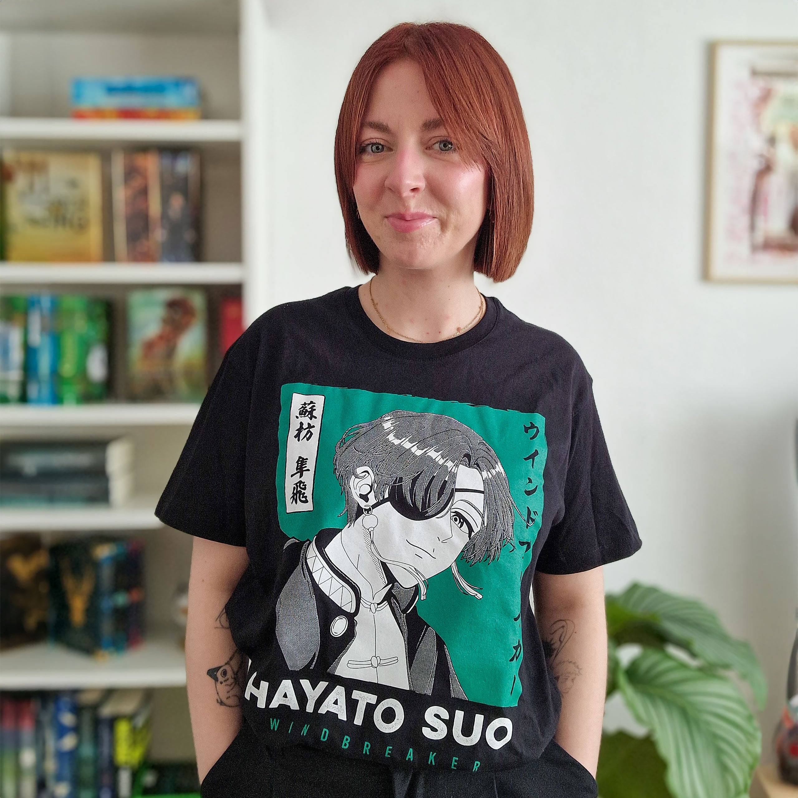 Zdjęcie produktu Koszulka Hayato Suo dla fanów Wind Breaker
