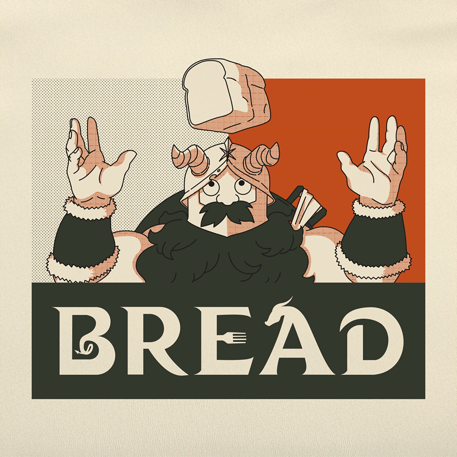 Zdjęcie produktu Koszulka Bread dla fanów Delicious in Dungeon