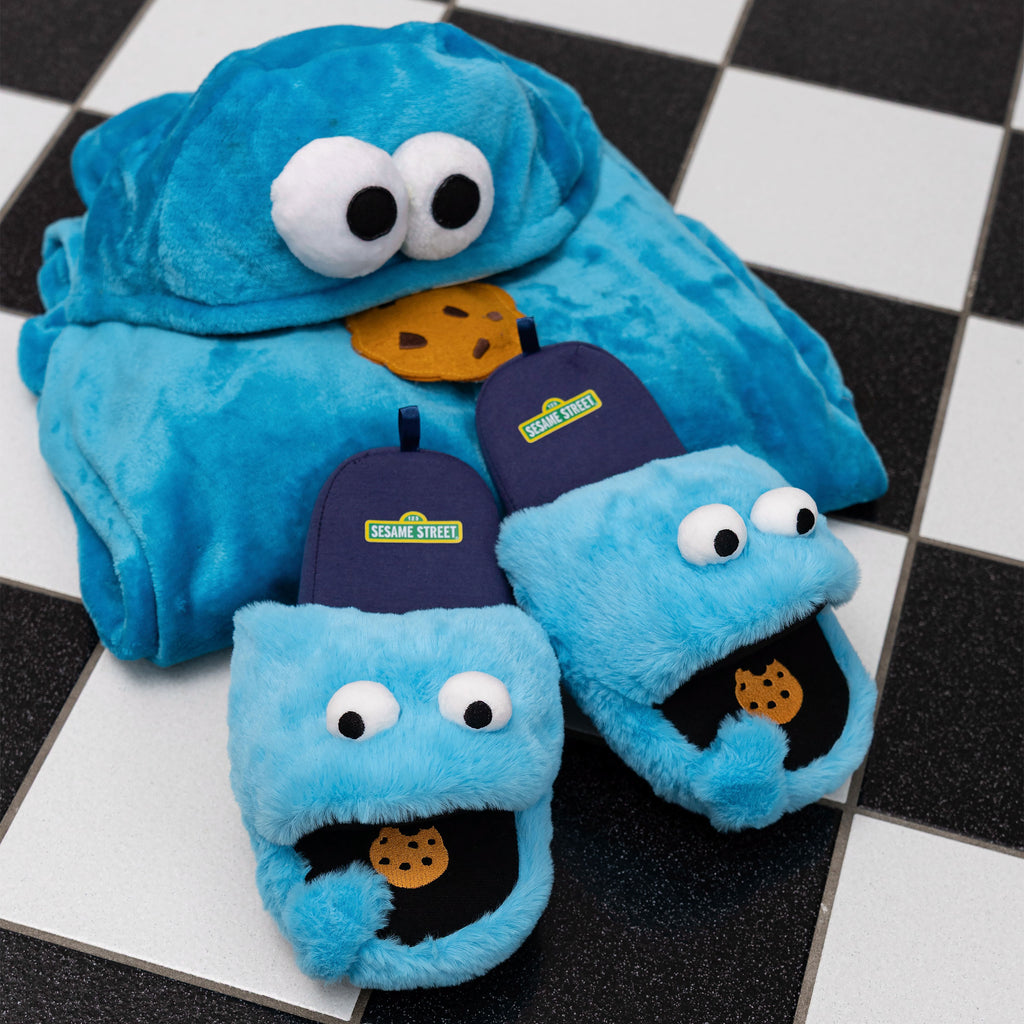 Product image Cookie Monster Plush Slippers - Sesame Street