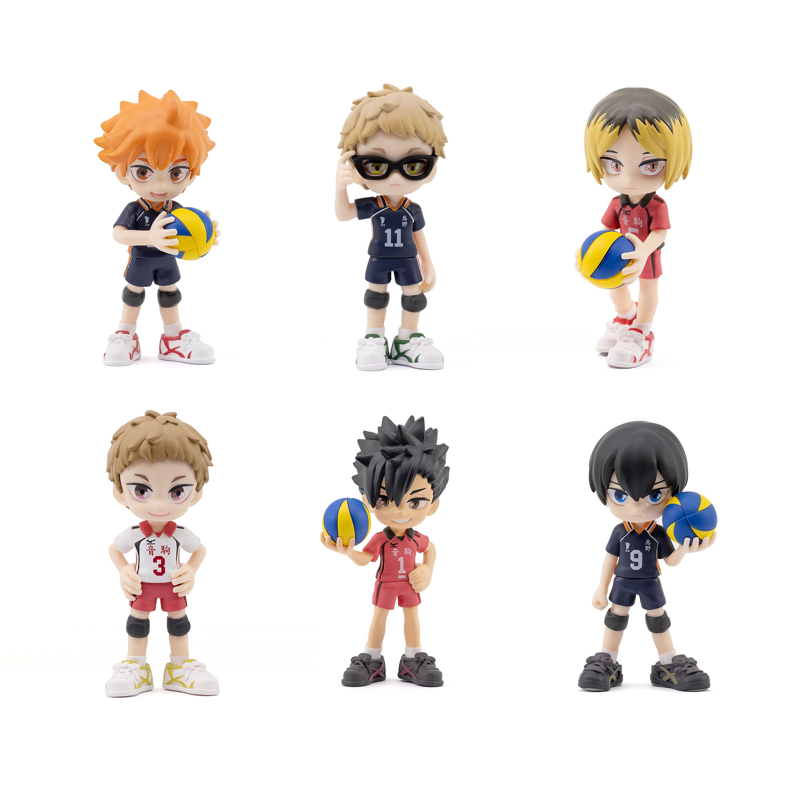 Zdjęcie produktu Haikyu! - YuMe Anime Blind Box Figurka 6-cio Pakiet