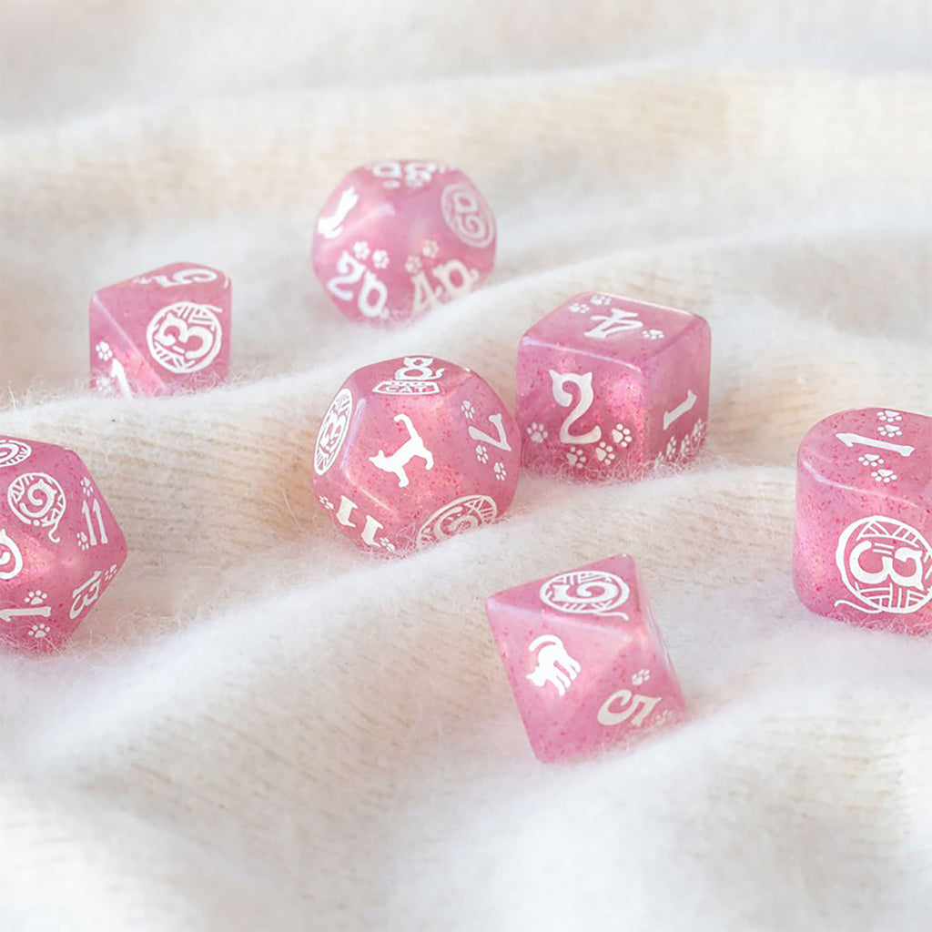 Zdjęcie produktu Cats - Daisy Glitter RPG Zestaw Kości 7-częściowy