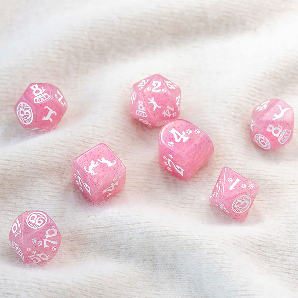 Zdjęcie produktu Cats - Daisy Glitter RPG Zestaw Kości 7-częściowy