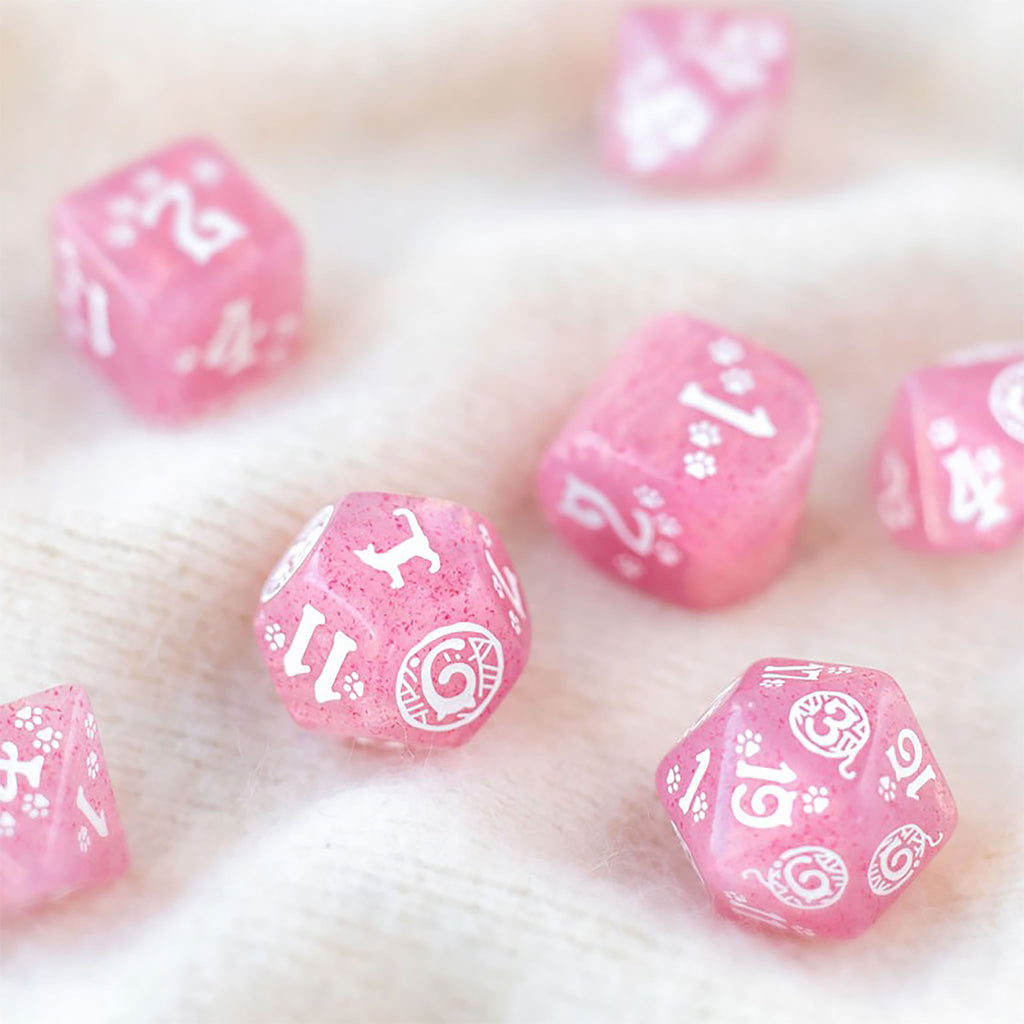 Zdjęcie produktu Cats - Daisy Glitter RPG Zestaw Kości 7-częściowy