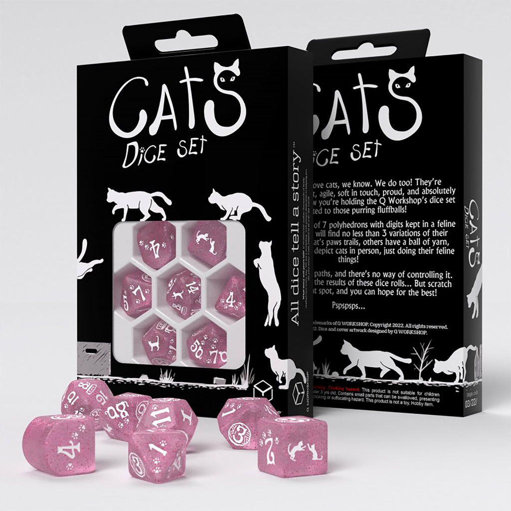 Zdjęcie produktu Cats - Daisy Glitter RPG Zestaw Kości 7-częściowy