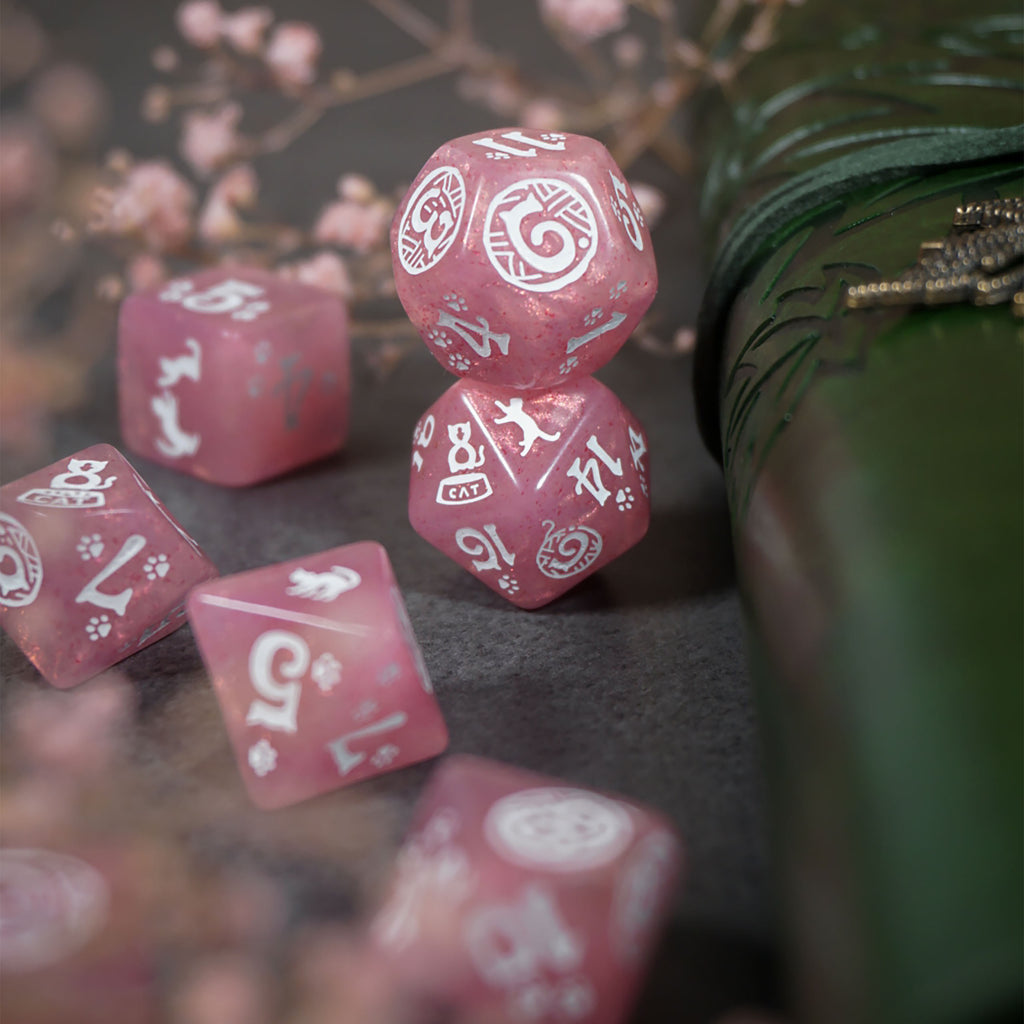 Zdjęcie produktu Cats - Daisy Glitter RPG Zestaw Kości 7-częściowy