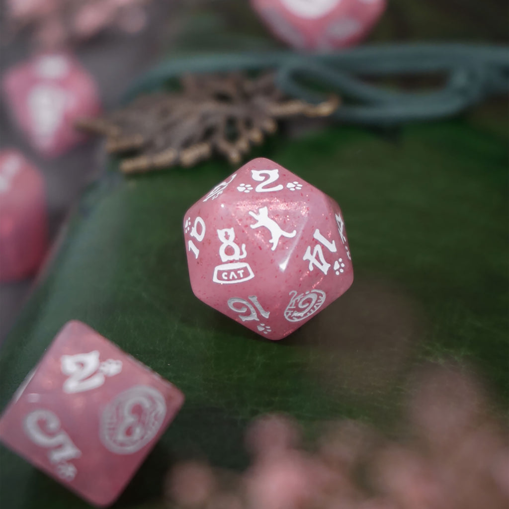 Zdjęcie produktu Cats - Daisy Glitter RPG Zestaw Kości 7-częściowy