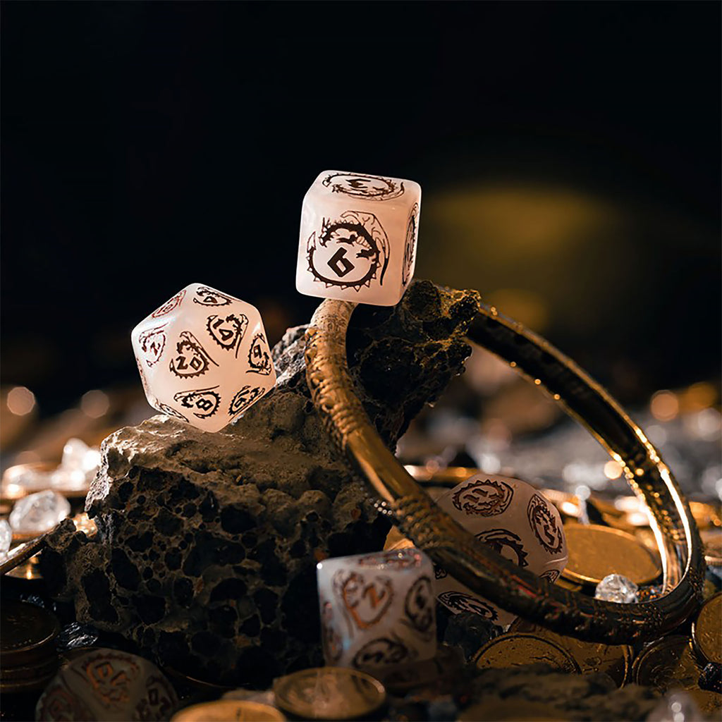 Product image Dragons - Quartz RPG Dice Set 7pcs