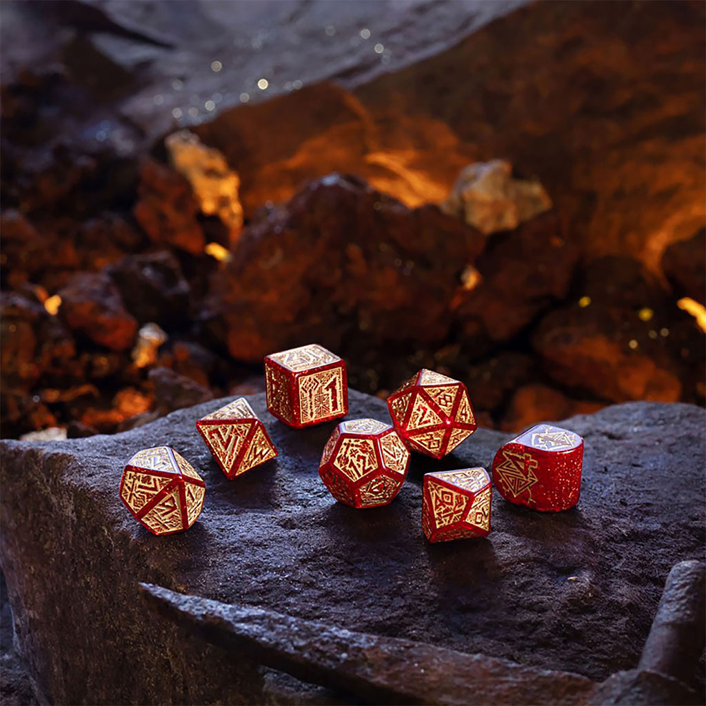 Zdjęcie produktu Dwarven - Zestaw Kości RPG 7-częściowy