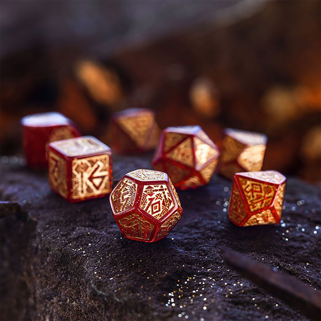Zdjęcie produktu Dwarven - Zestaw Kości RPG 7-częściowy