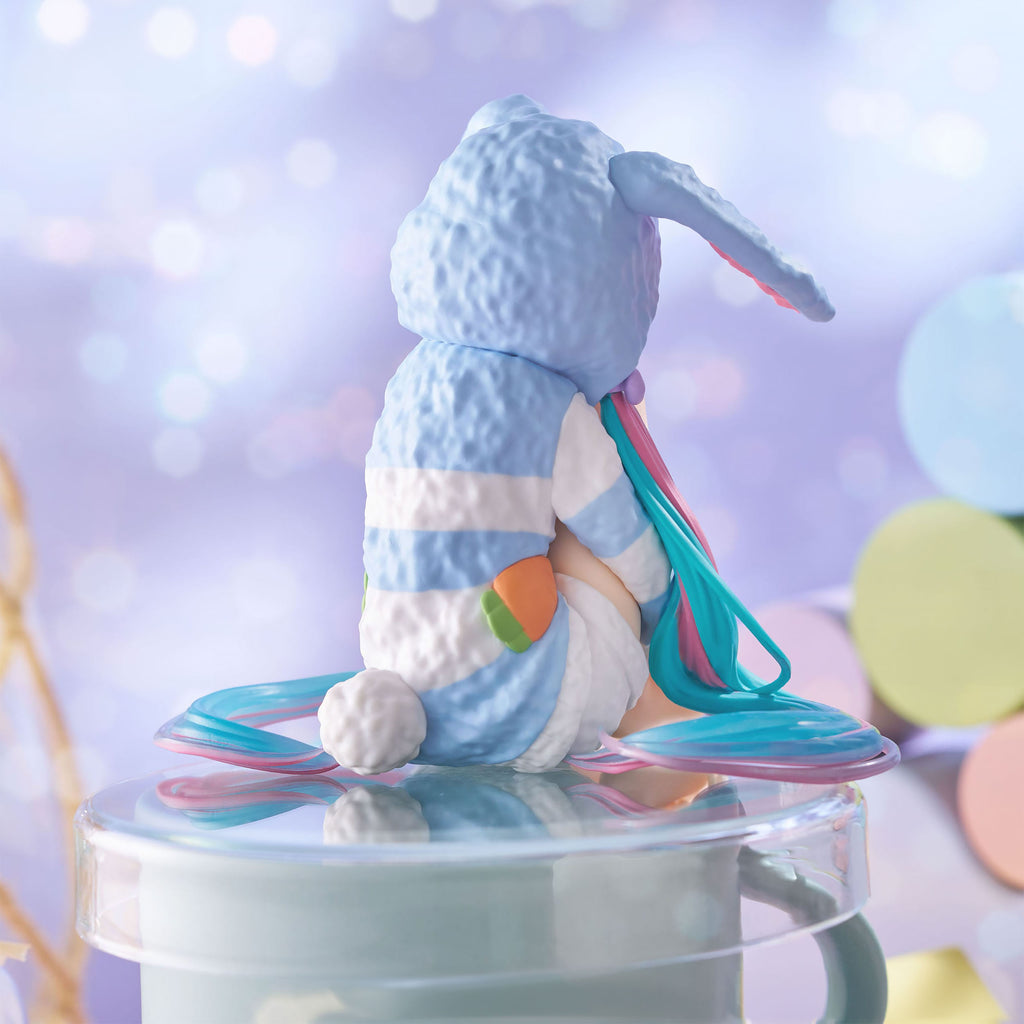 Product image Hatsune Miku - Miku Rabbit Ear Hood Pajama Blue Noodle Stopper Figure