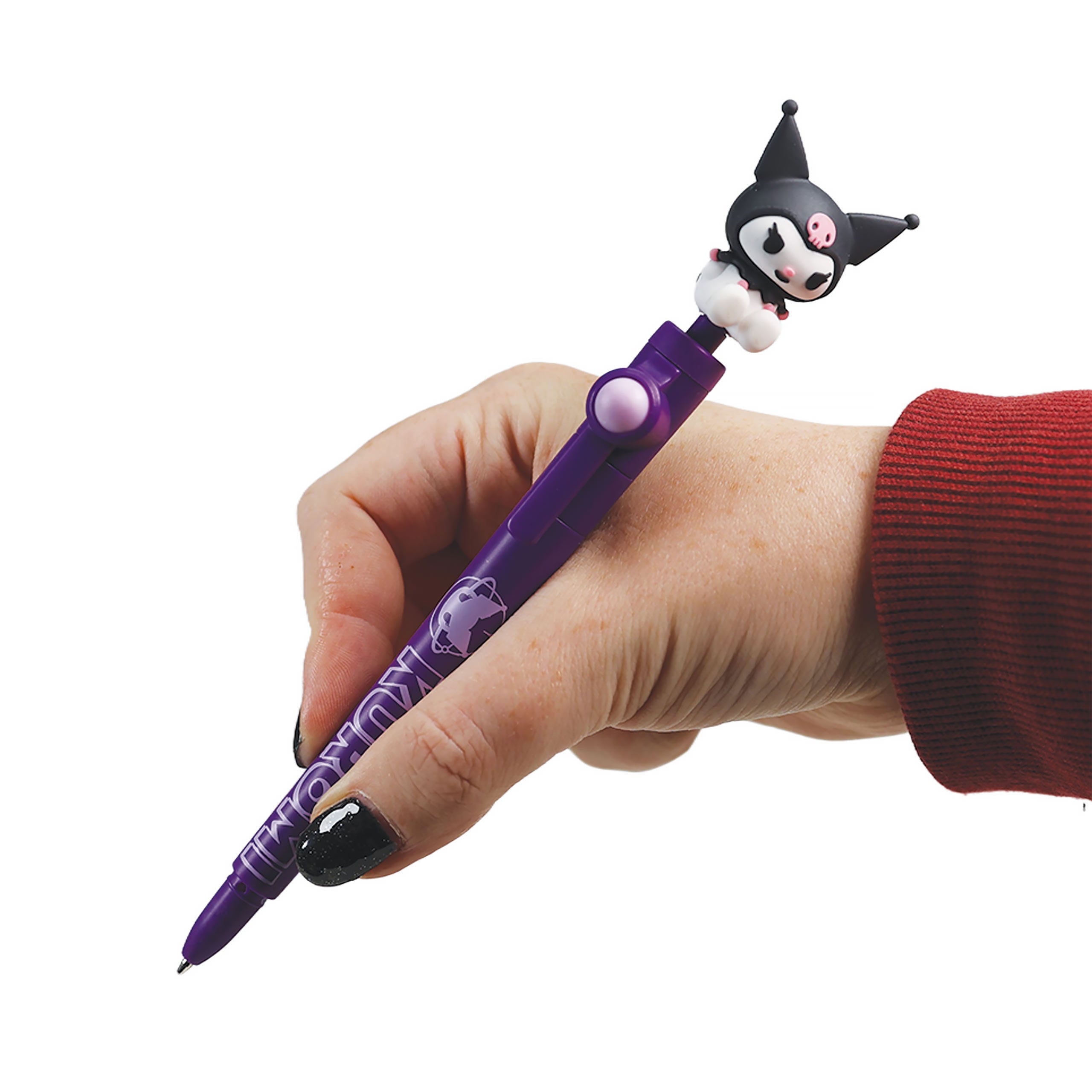 Zdjęcie produktu Sanrio - Długopis Kuromi z figurką na sprężynie