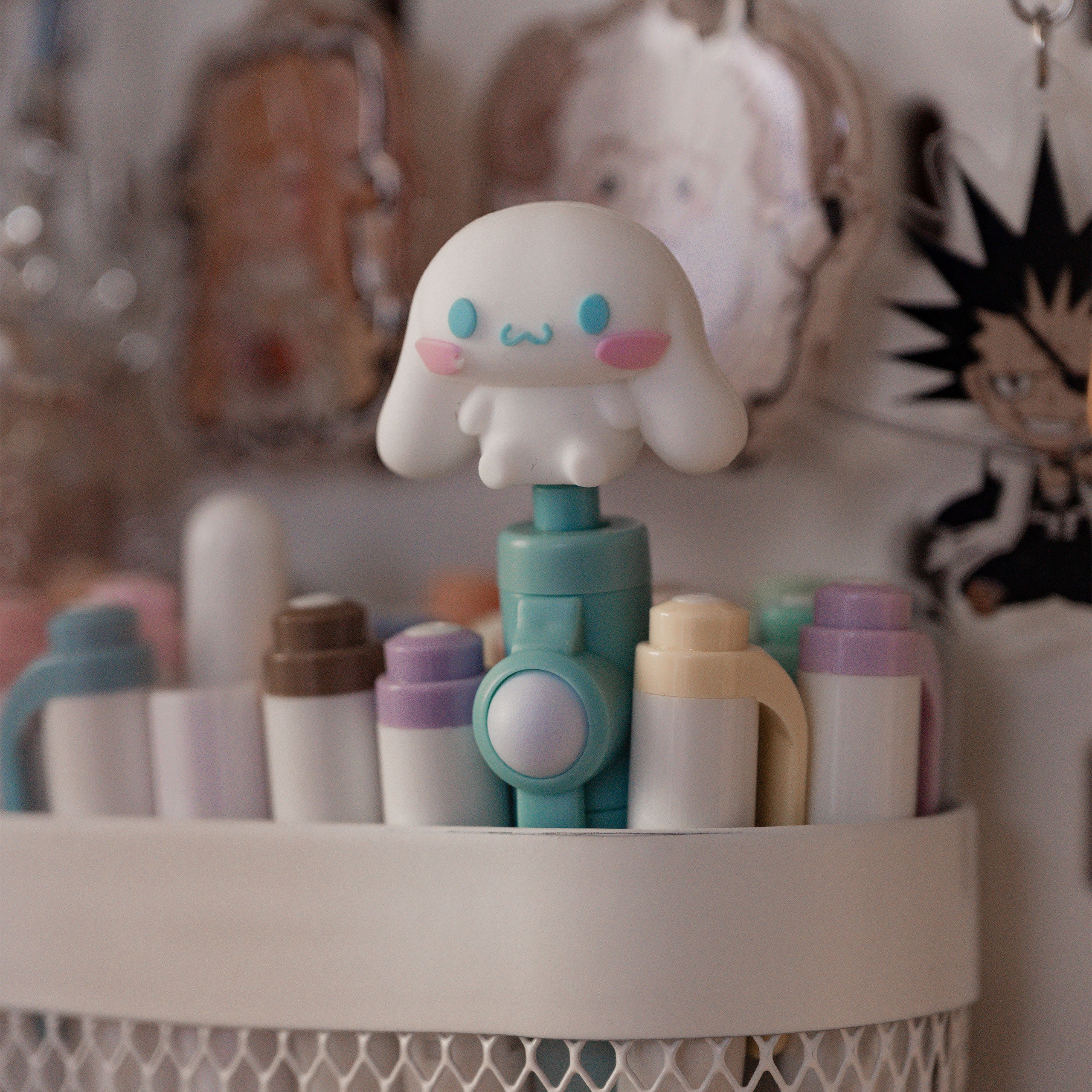 Zdjęcie produktu Sanrio - Długopis Cinnamoroll z figurką na sprężynie