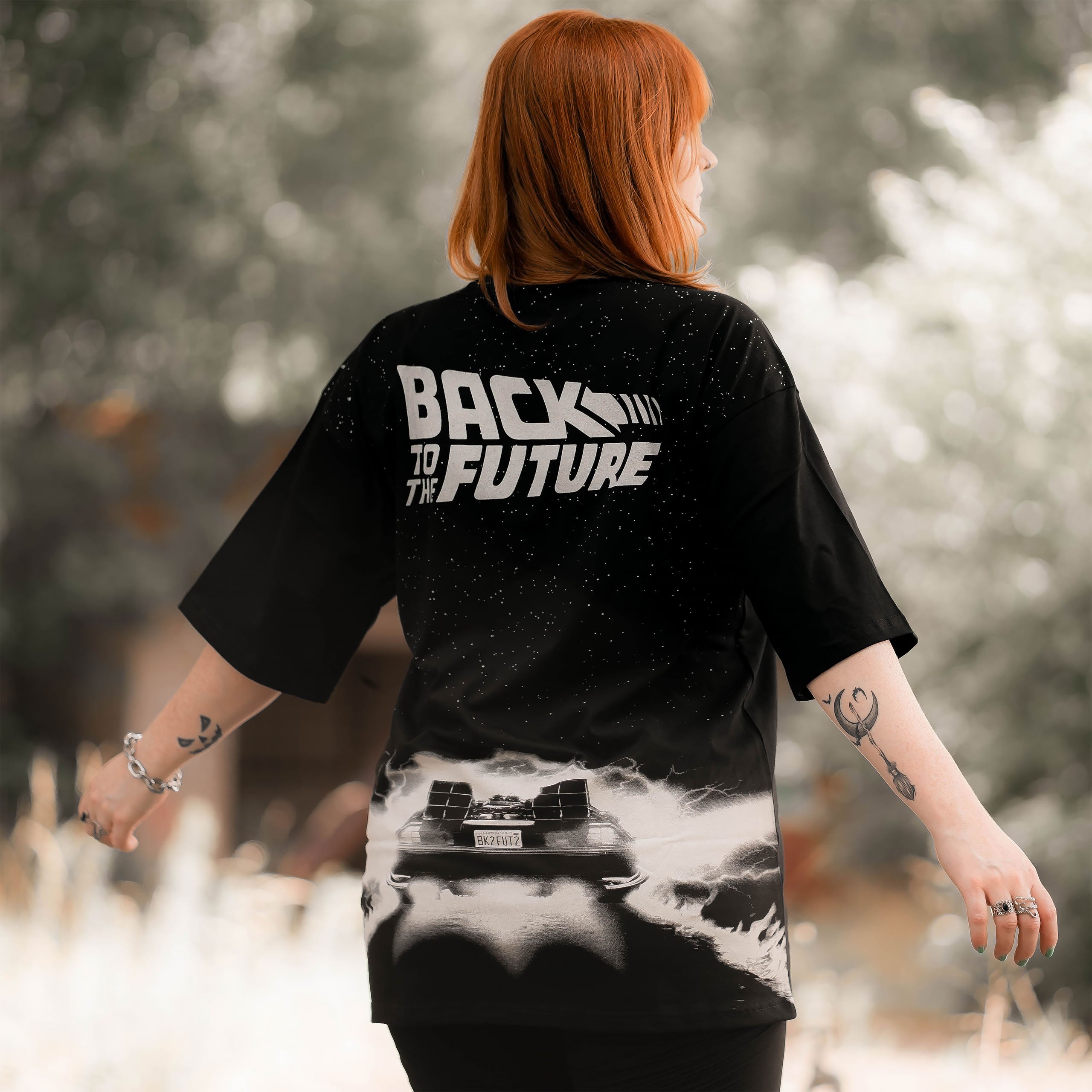Product image Back to the Future - DeLorean Oversize T-Shirt black