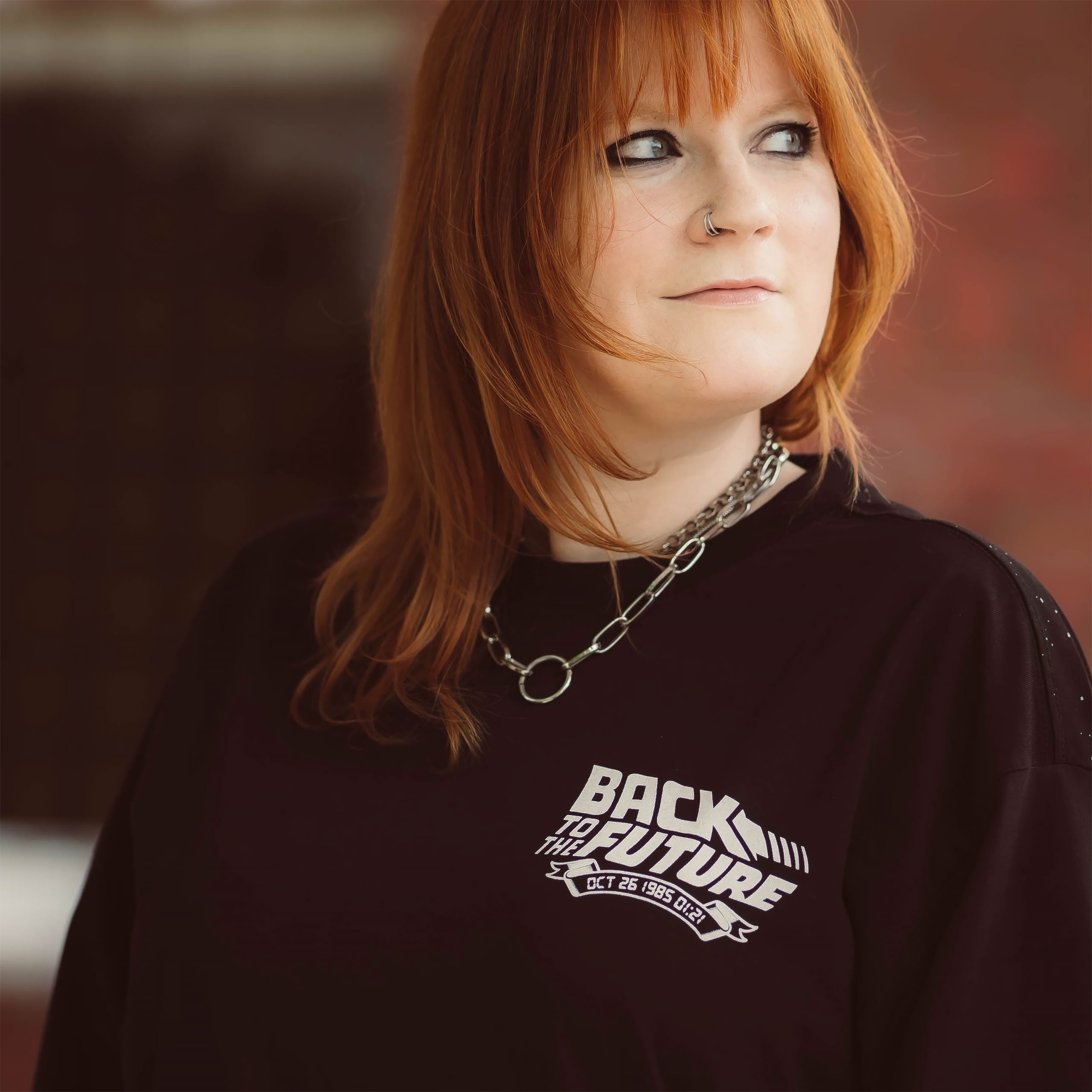 Product image Back to the Future - DeLorean Oversize T-Shirt black