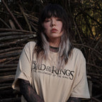 Zdjęcie produktu Władca Pierścieni - Drużyna Rohan i Gondor Oversize T-Shirt beżowy