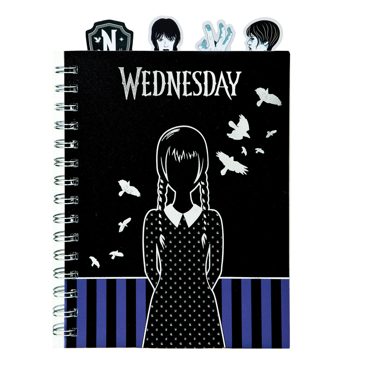 Zdjęcie produktu Wednesday - Notatnik spiralny z przekładkami