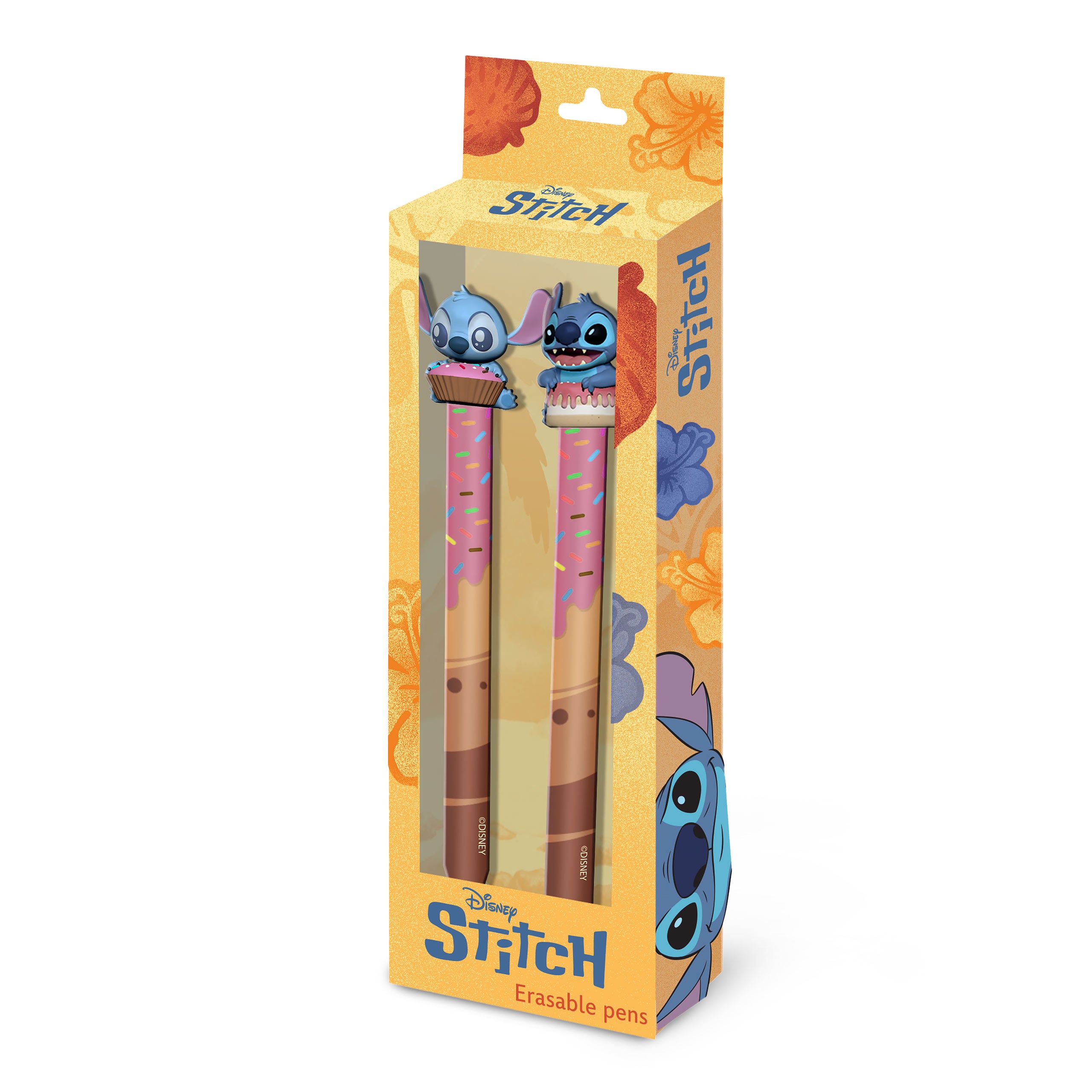 Product image Stitch Ballpoint Pens with Eraser Function 2-Pack - Lilo & Stitch