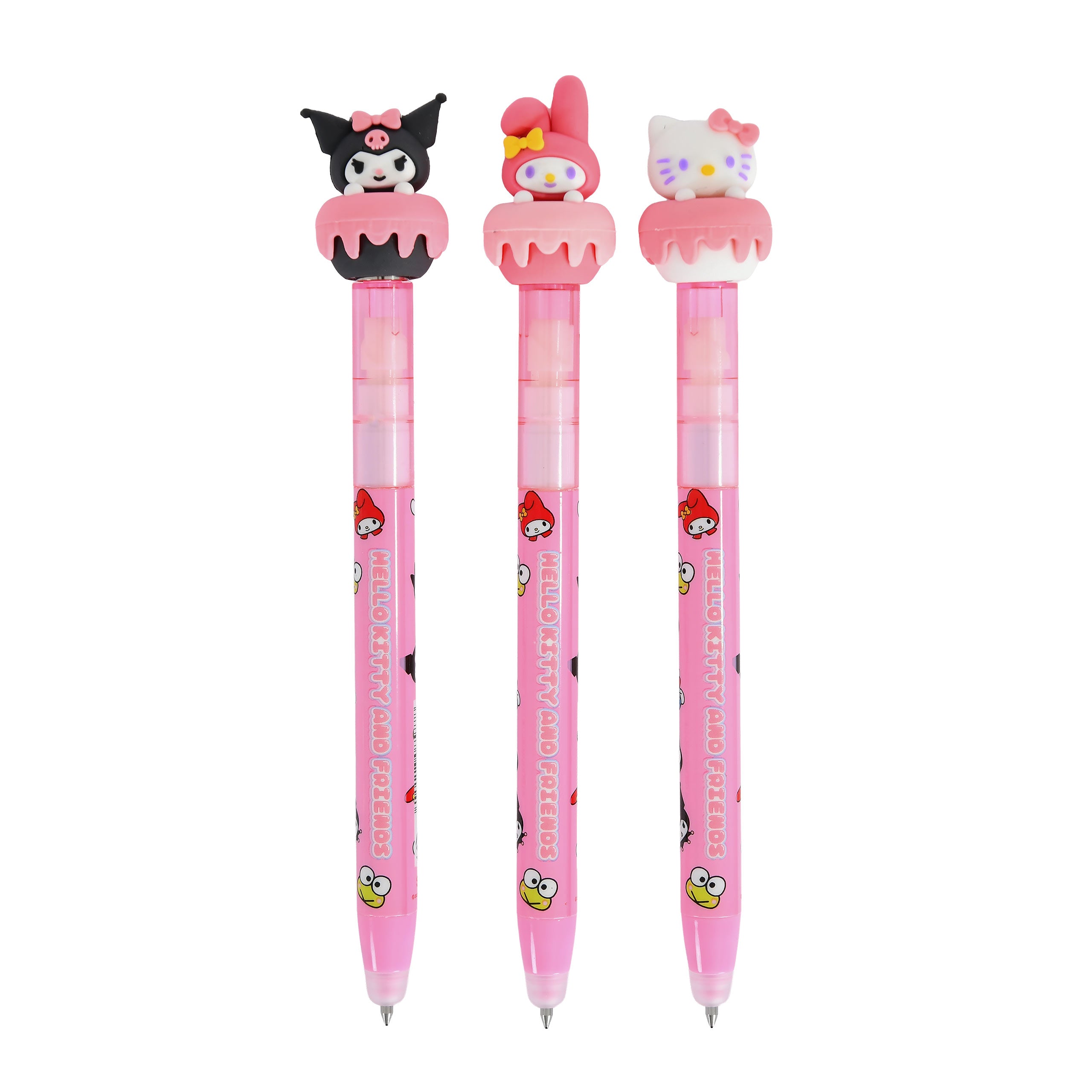 Zdjęcie produktu Sanrio - Hello Kitty and Friends długopisy wymazywalne, zestaw 3 szt.