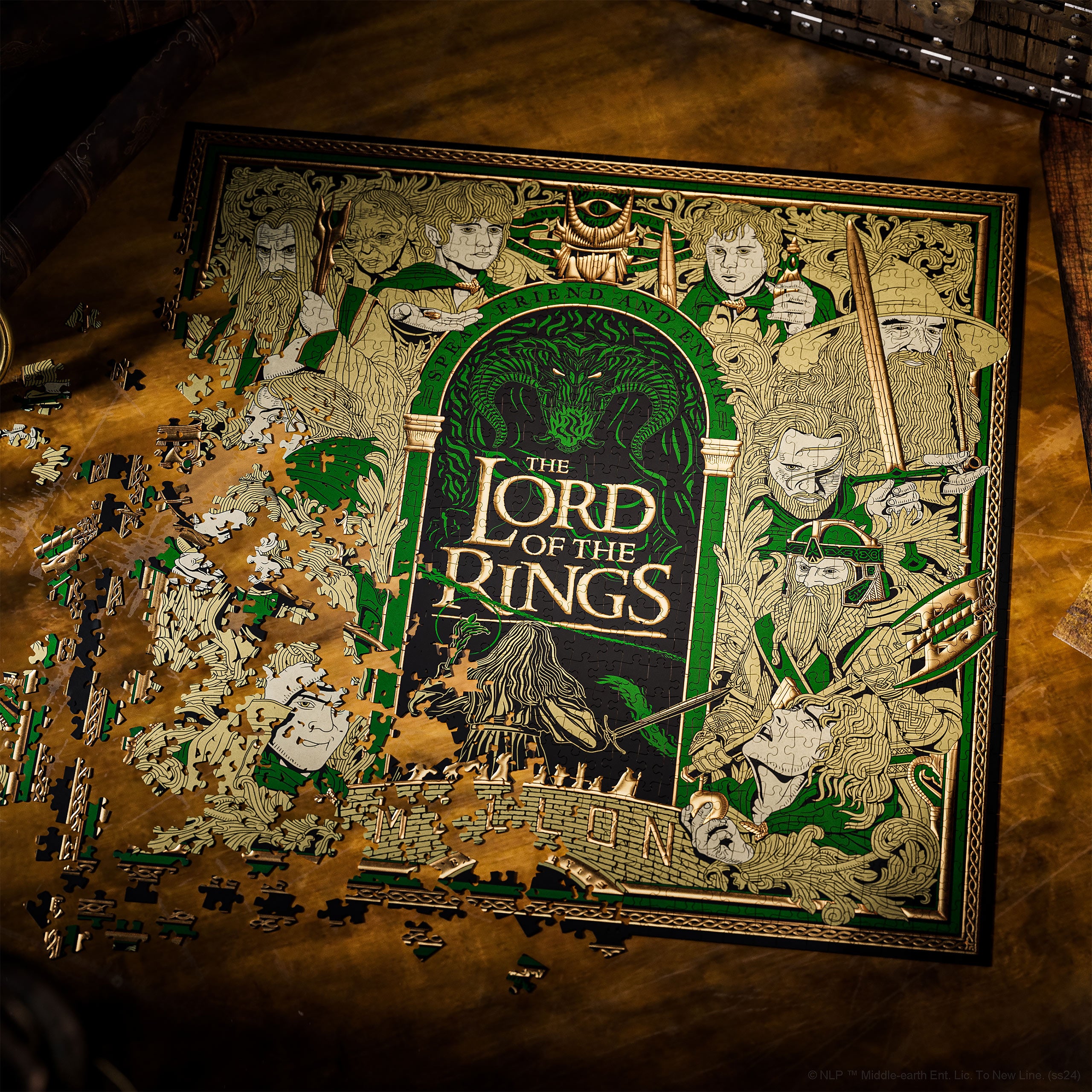 Zdjęcie produktu Władca Pierścieni - Brama do Śródziemia Premium Puzzle