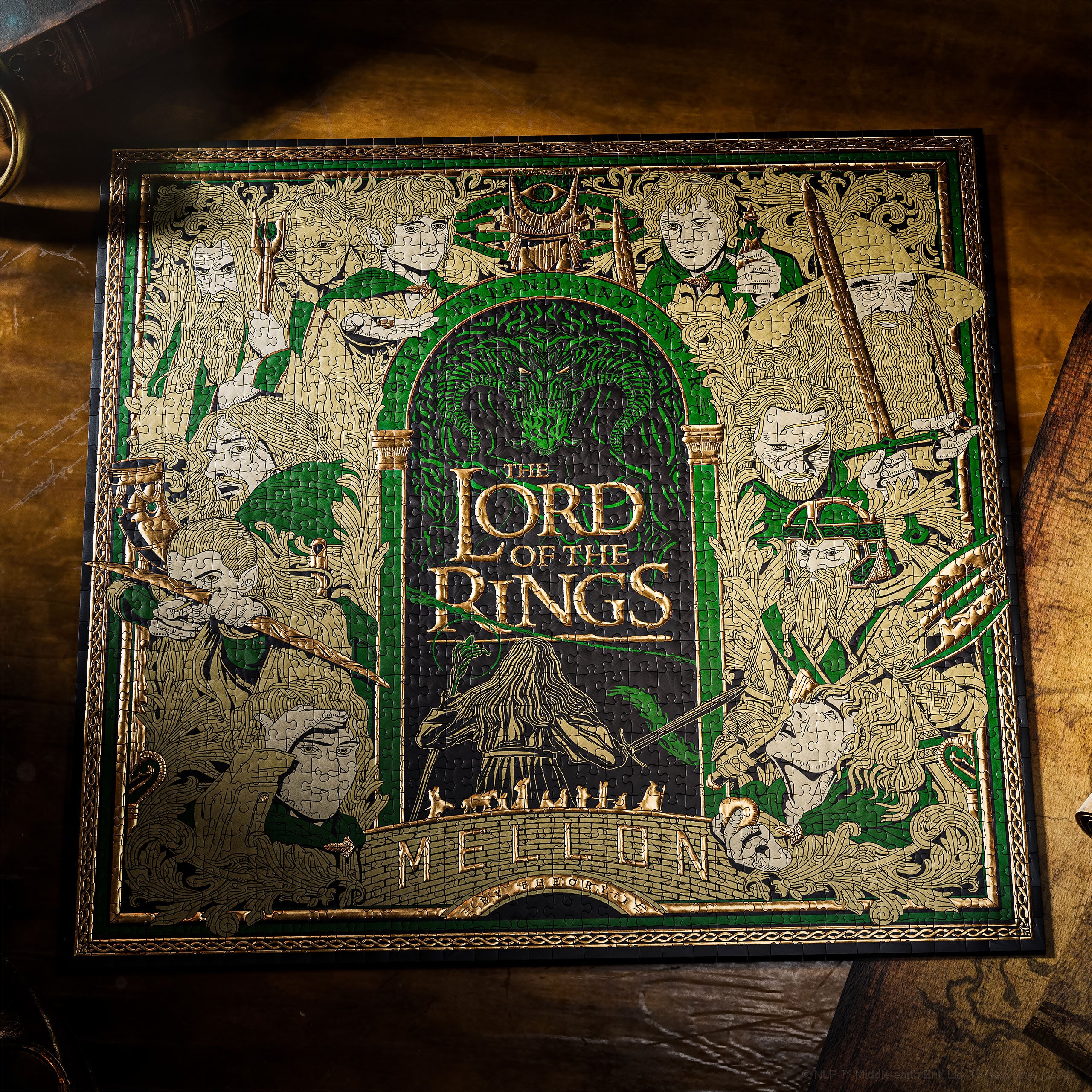 Zdjęcie produktu Władca Pierścieni - Brama do Śródziemia Premium Puzzle