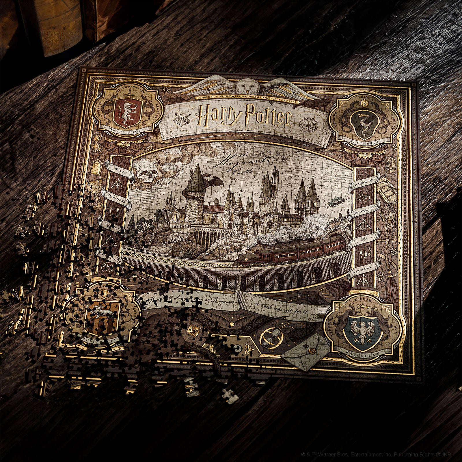 Zdjęcie produktu Harry Potter - Premium Puzzle Zamek Hogwart