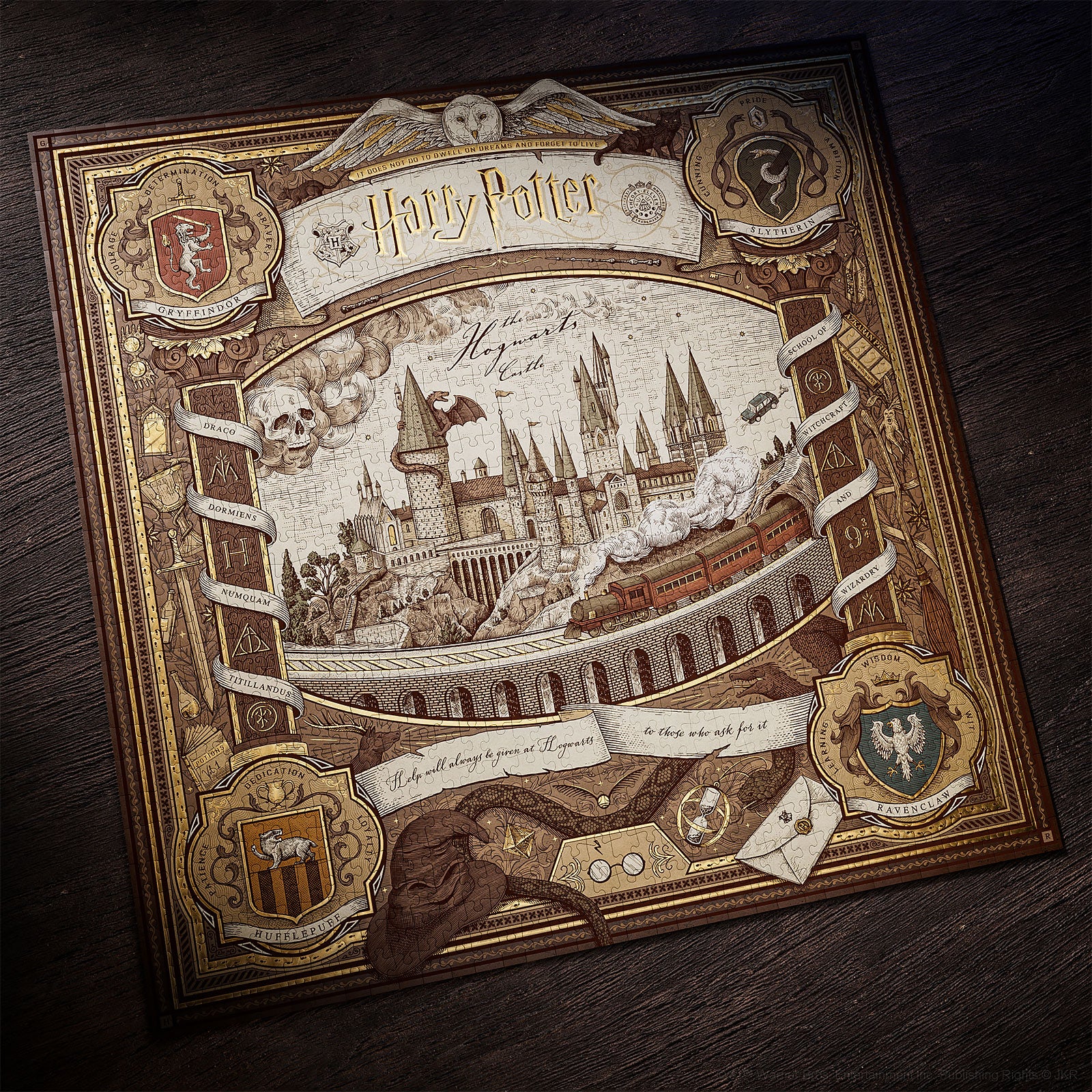Zdjęcie produktu Harry Potter - Premium Puzzle Zamek Hogwart
