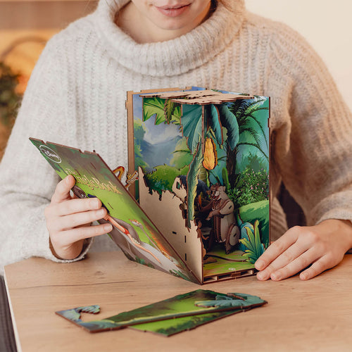 Zdjęcie produktu Disney - Księga Dżungli Book Nook Model Zestaw Drewniany