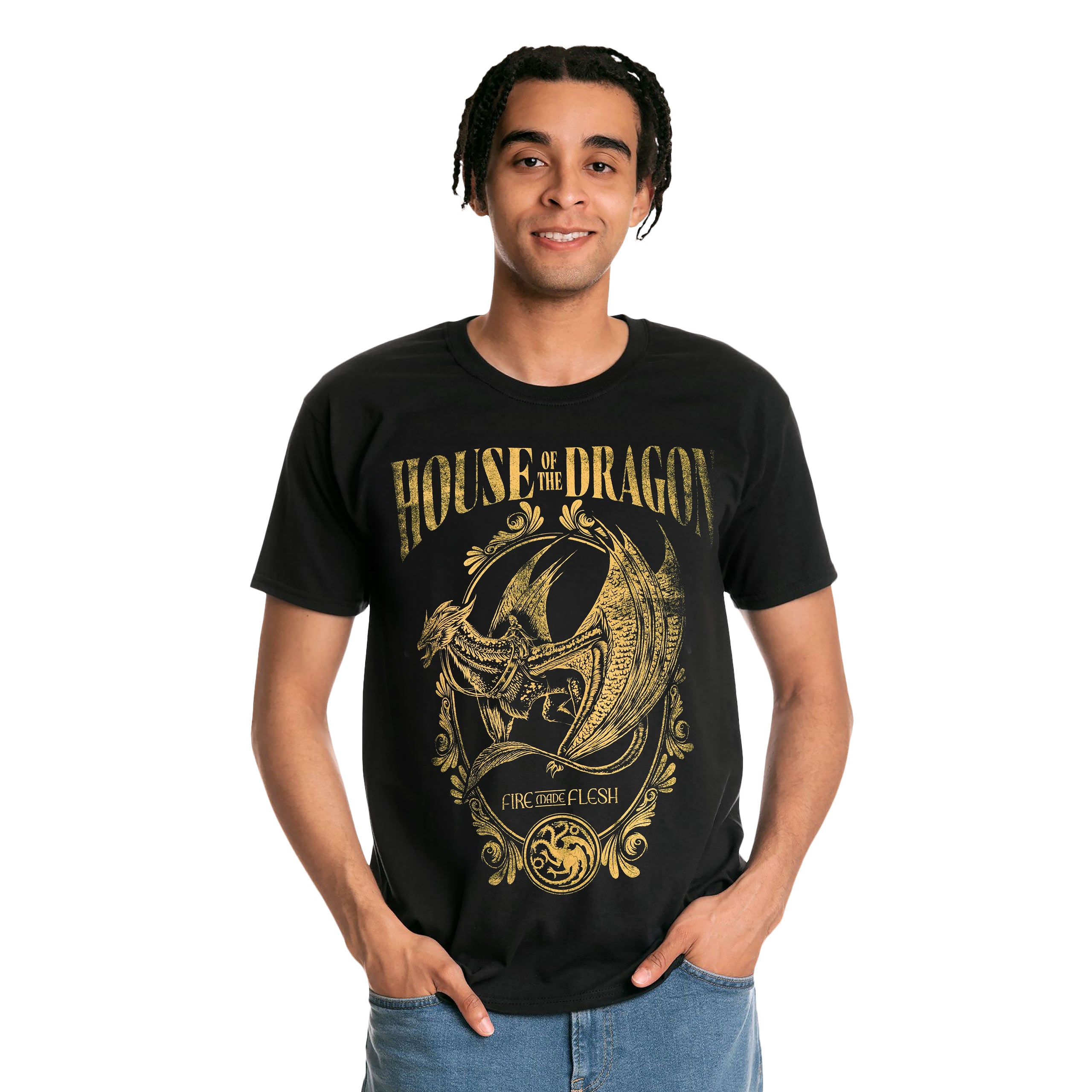 Zdjęcie produktu House of the Dragon - Fire Made Flesh T-Shirt czarne