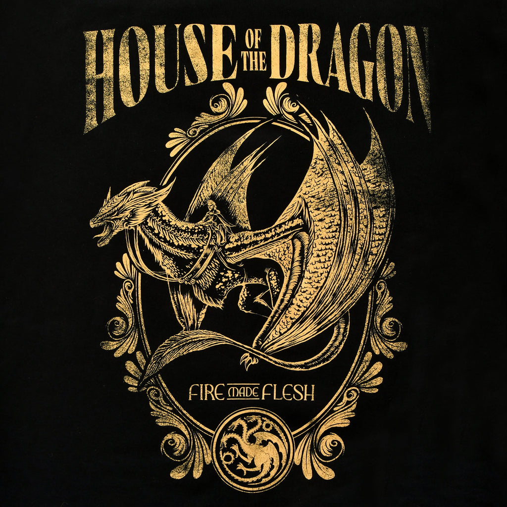 Zdjęcie produktu House of the Dragon - Fire Made Flesh T-Shirt czarne
