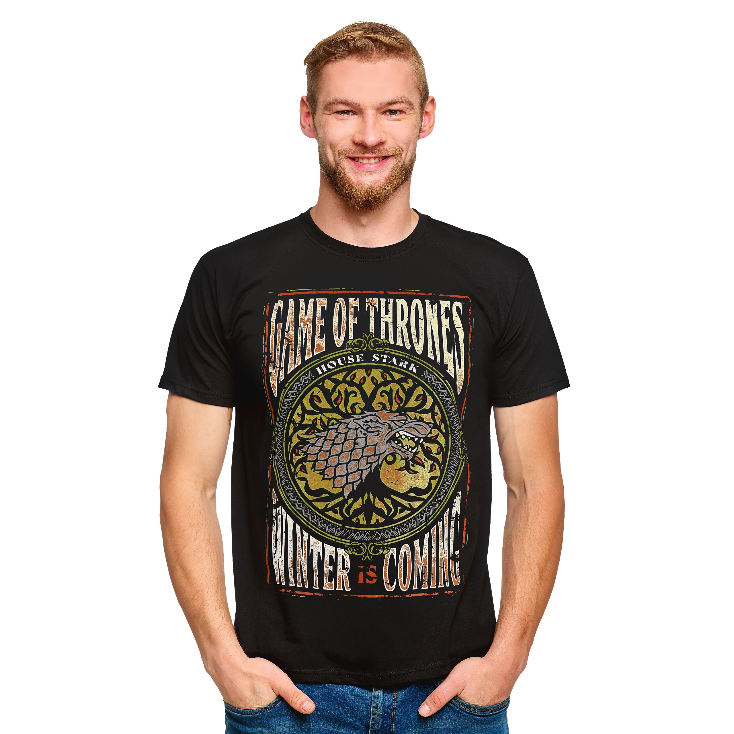Zdjęcie produktu Gra o Tron - Winter is Coming T-Shirt czarne